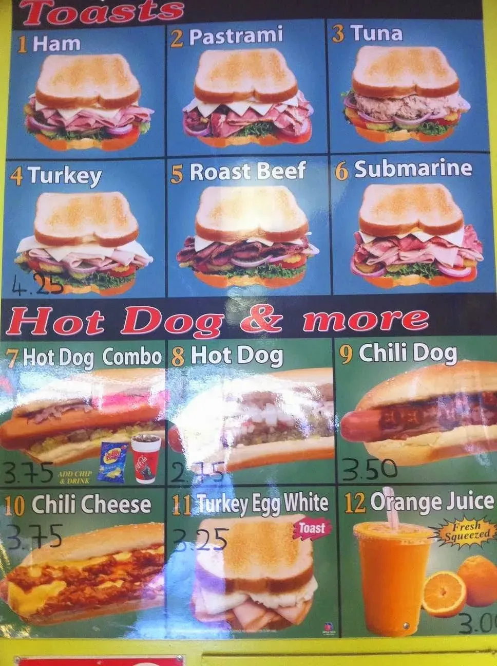 Menu 4