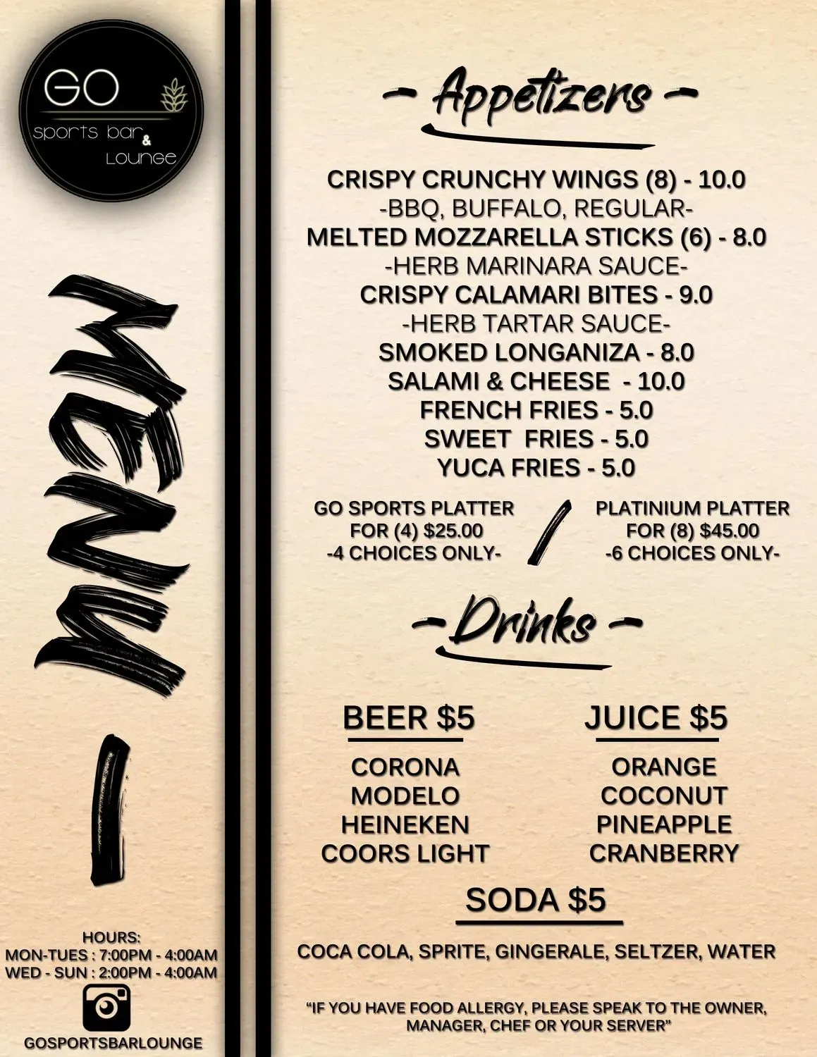 Menu 2