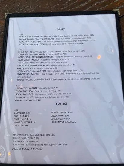 Menu 6