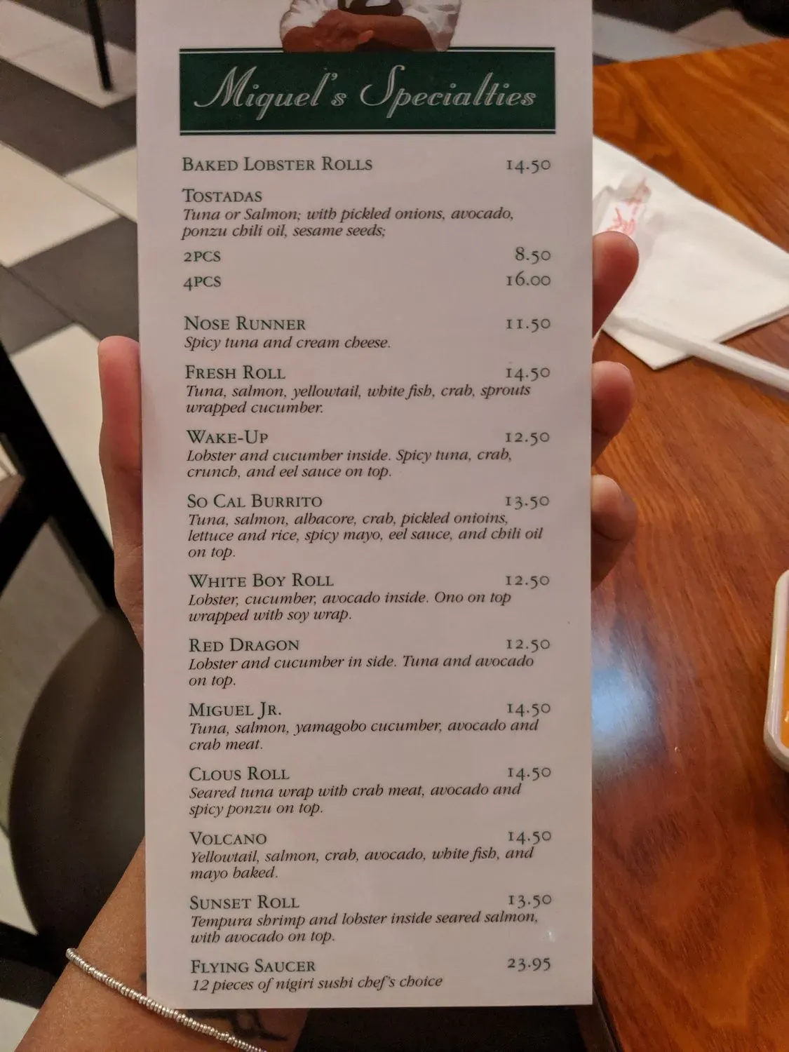 Menu 10