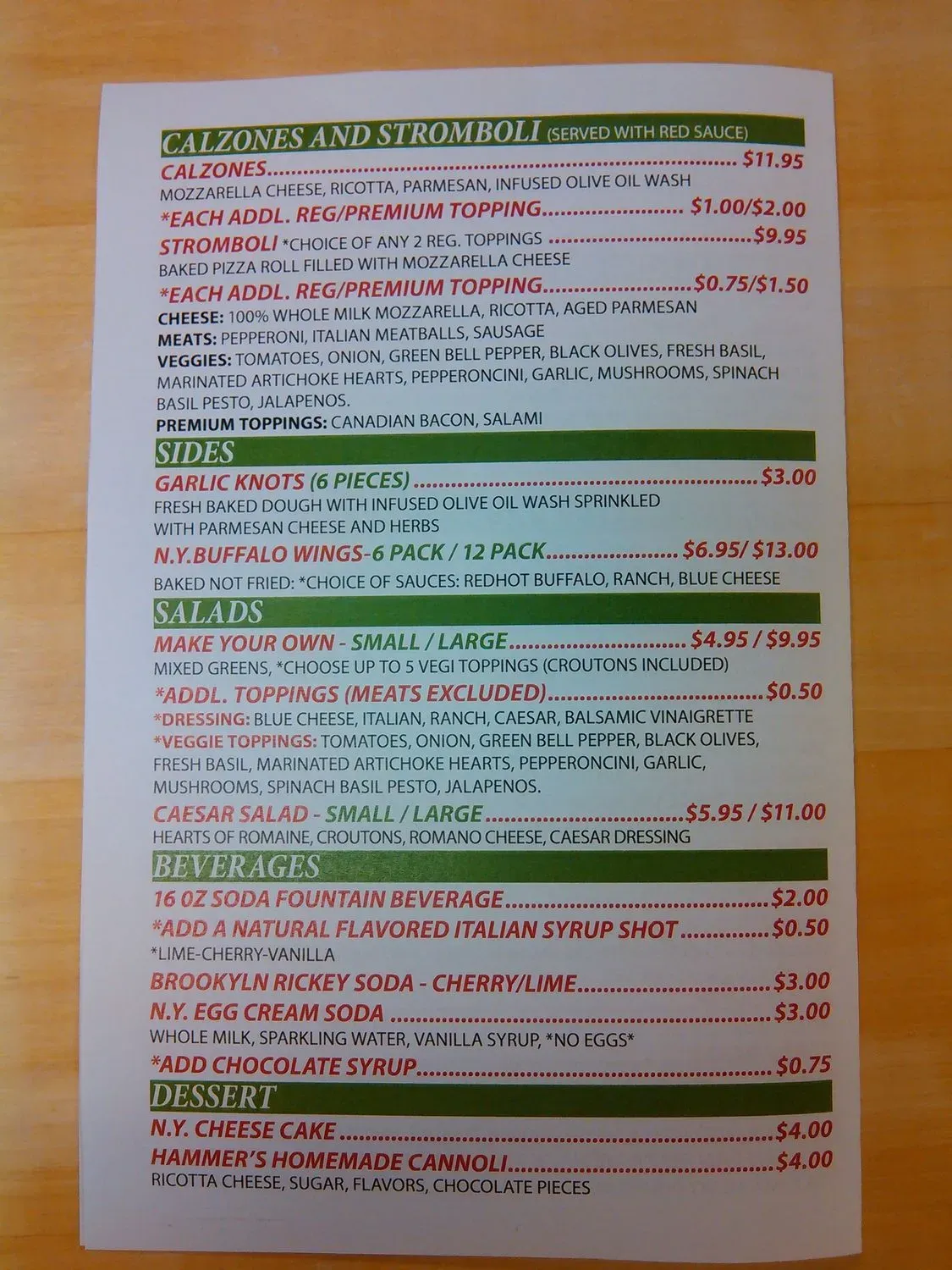 Menu 2