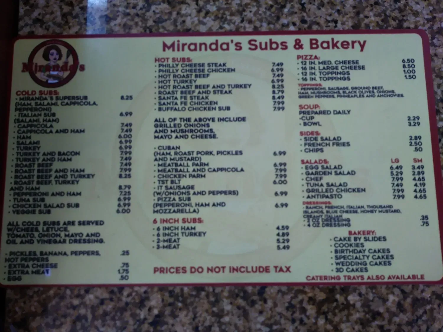 Menu 3