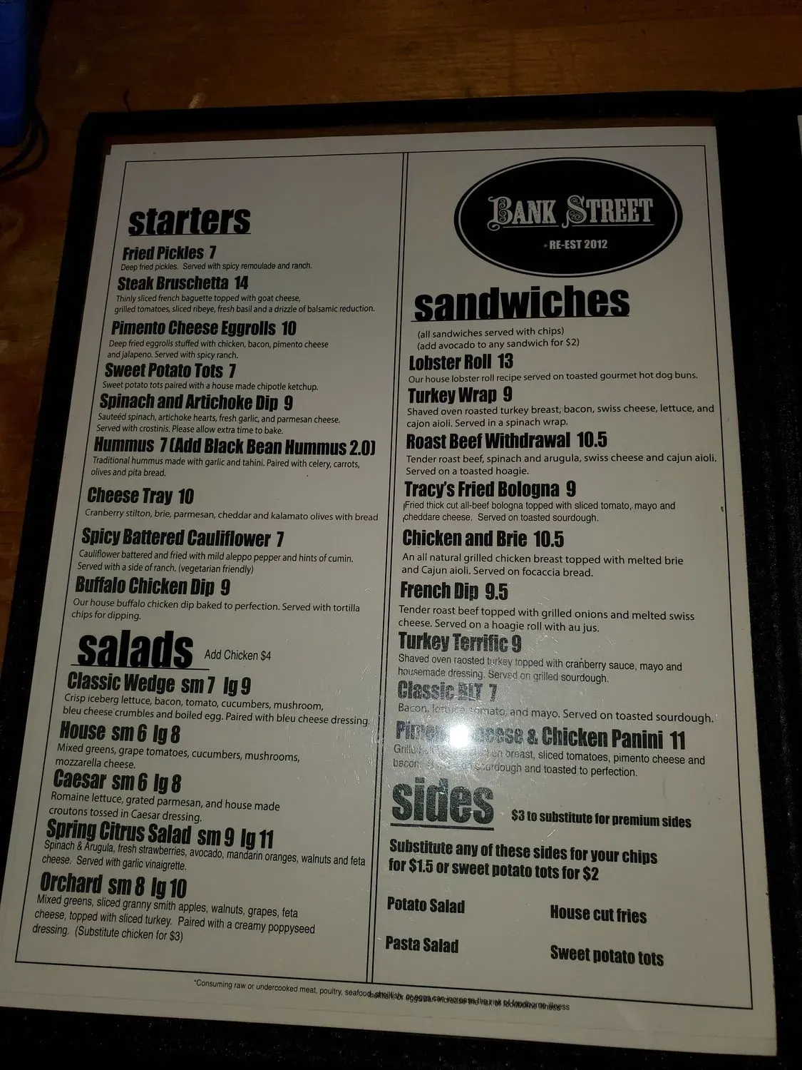 Menu 3