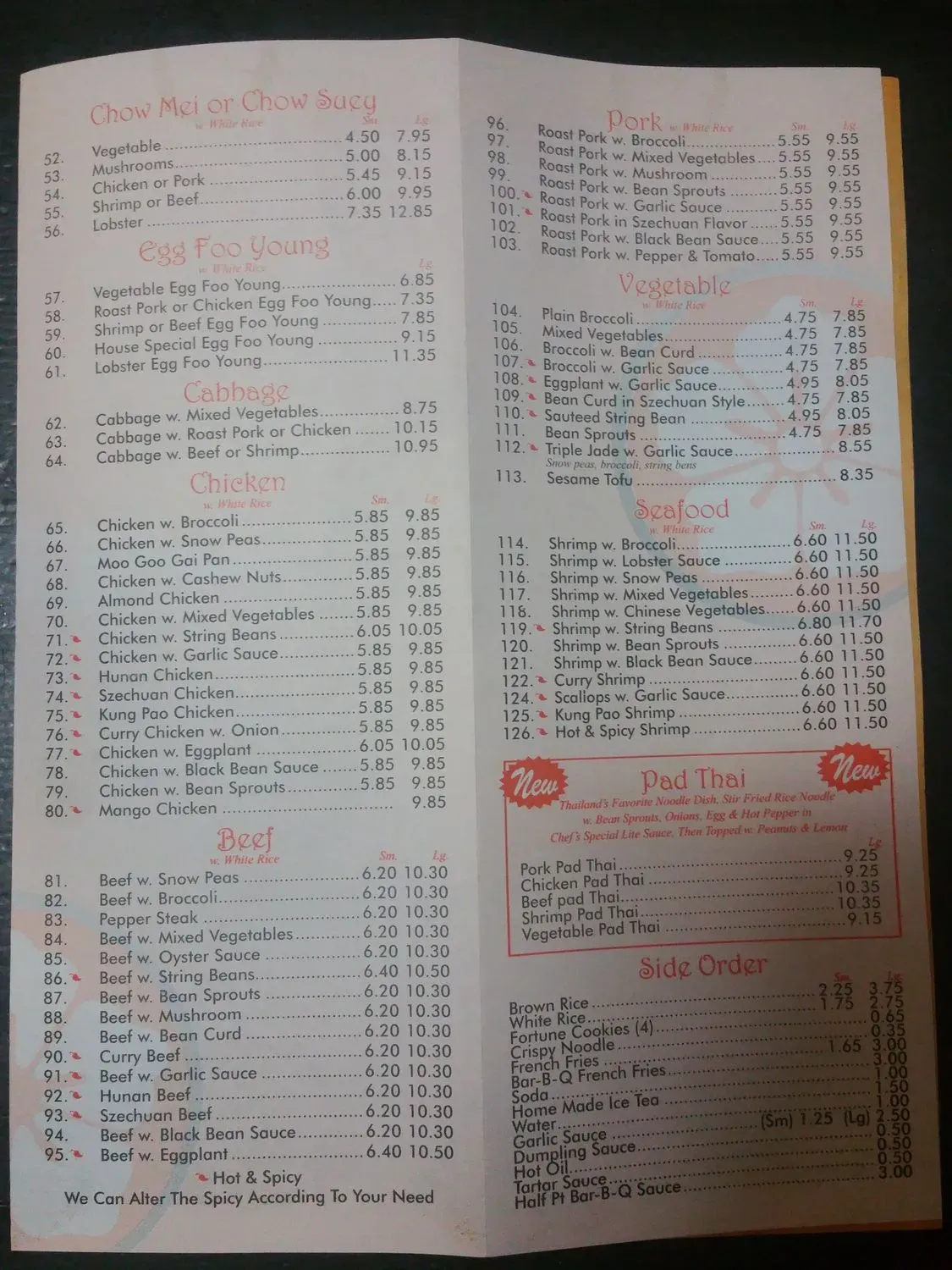 Menu 2