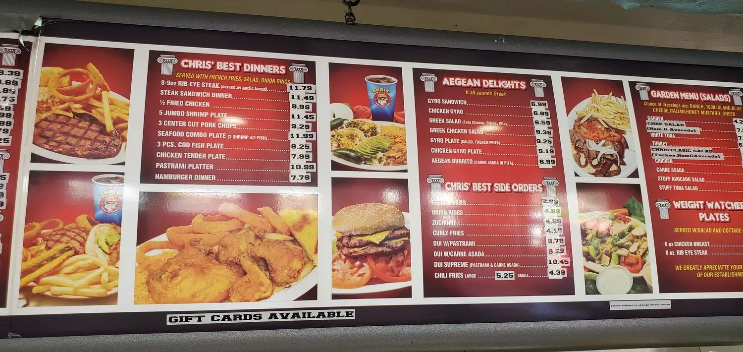 Menu 8