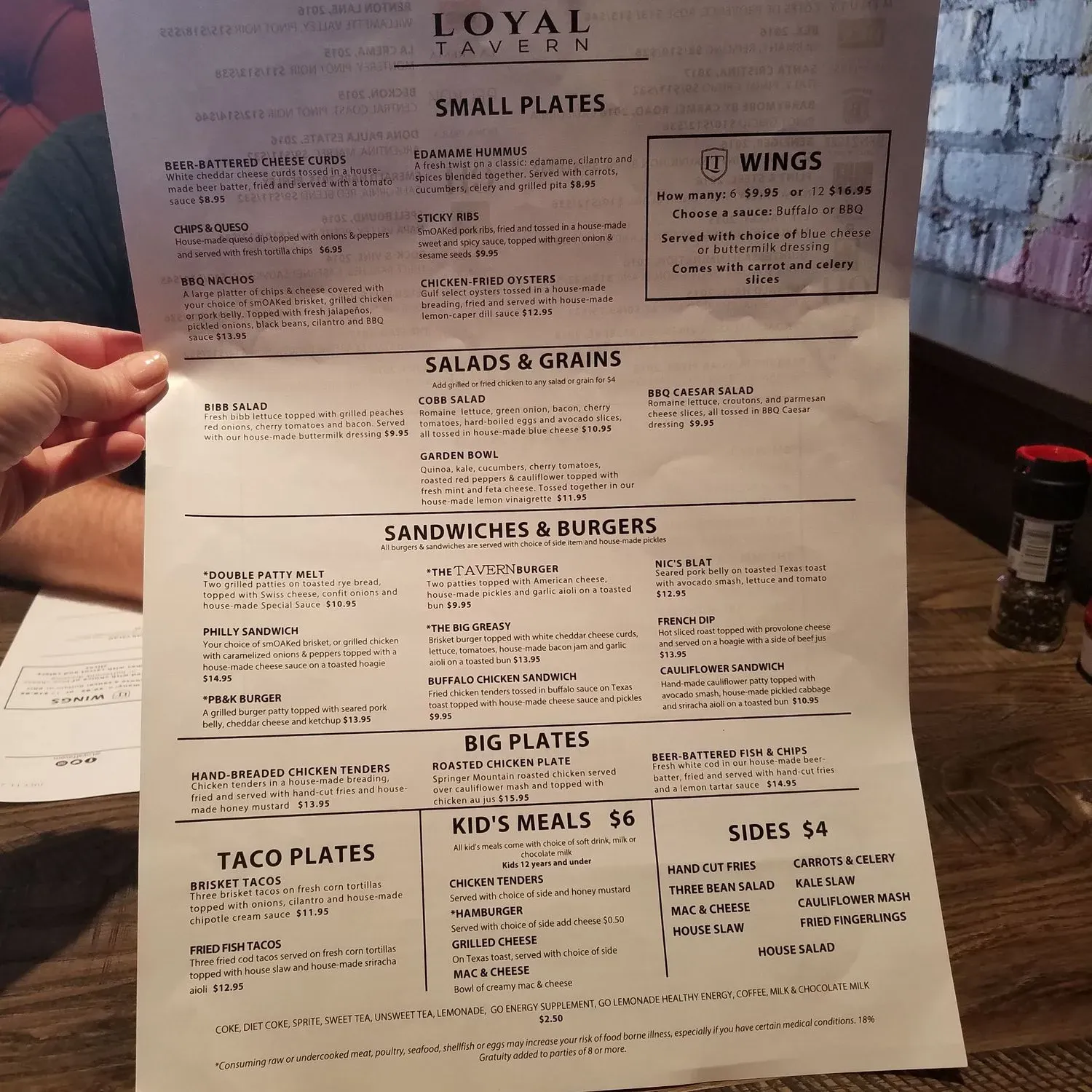 Menu 7