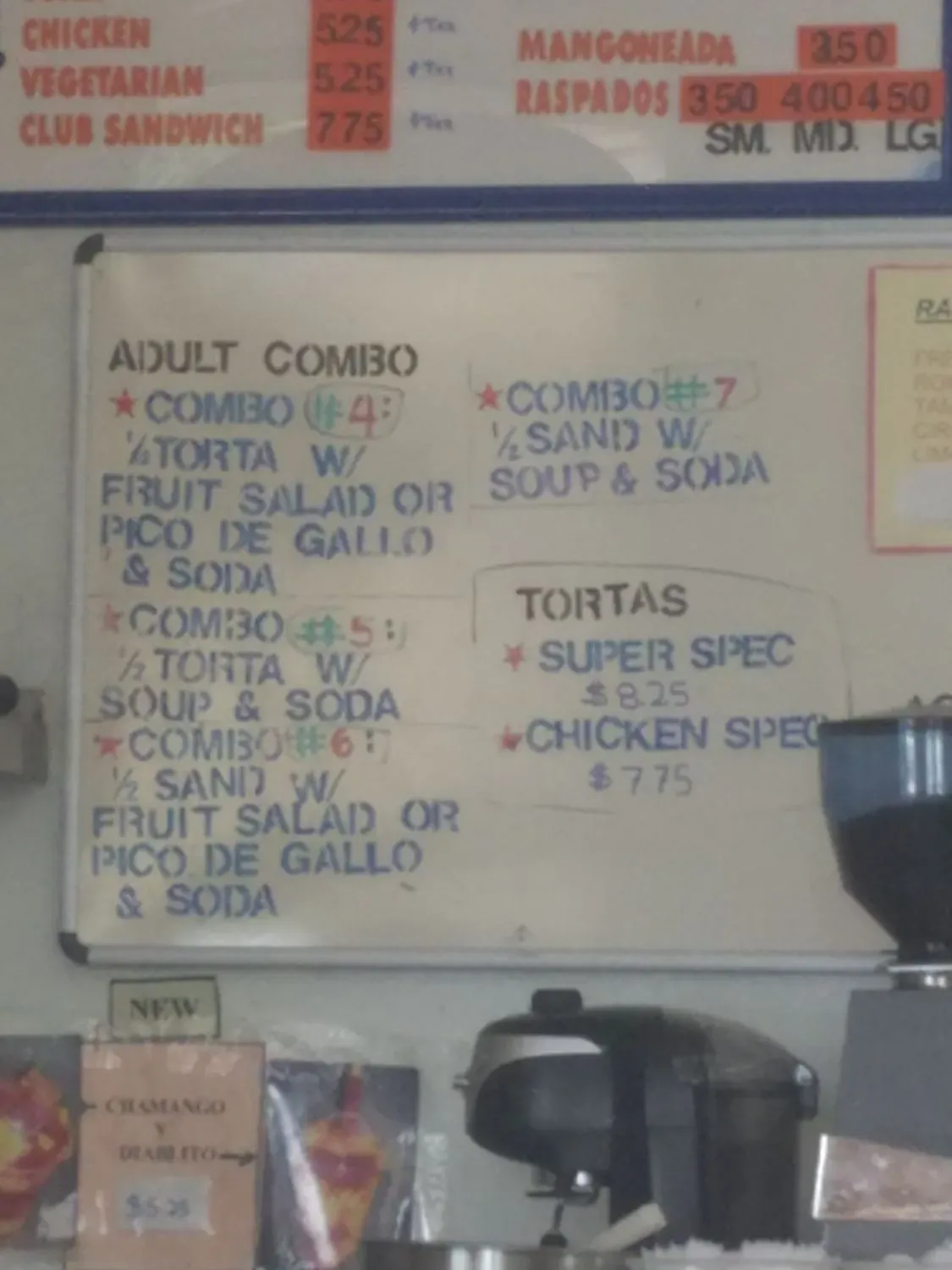 Menu 8