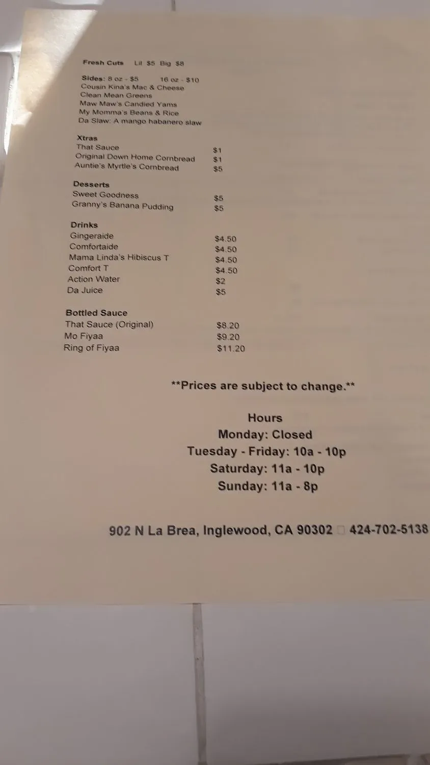 Menu 3