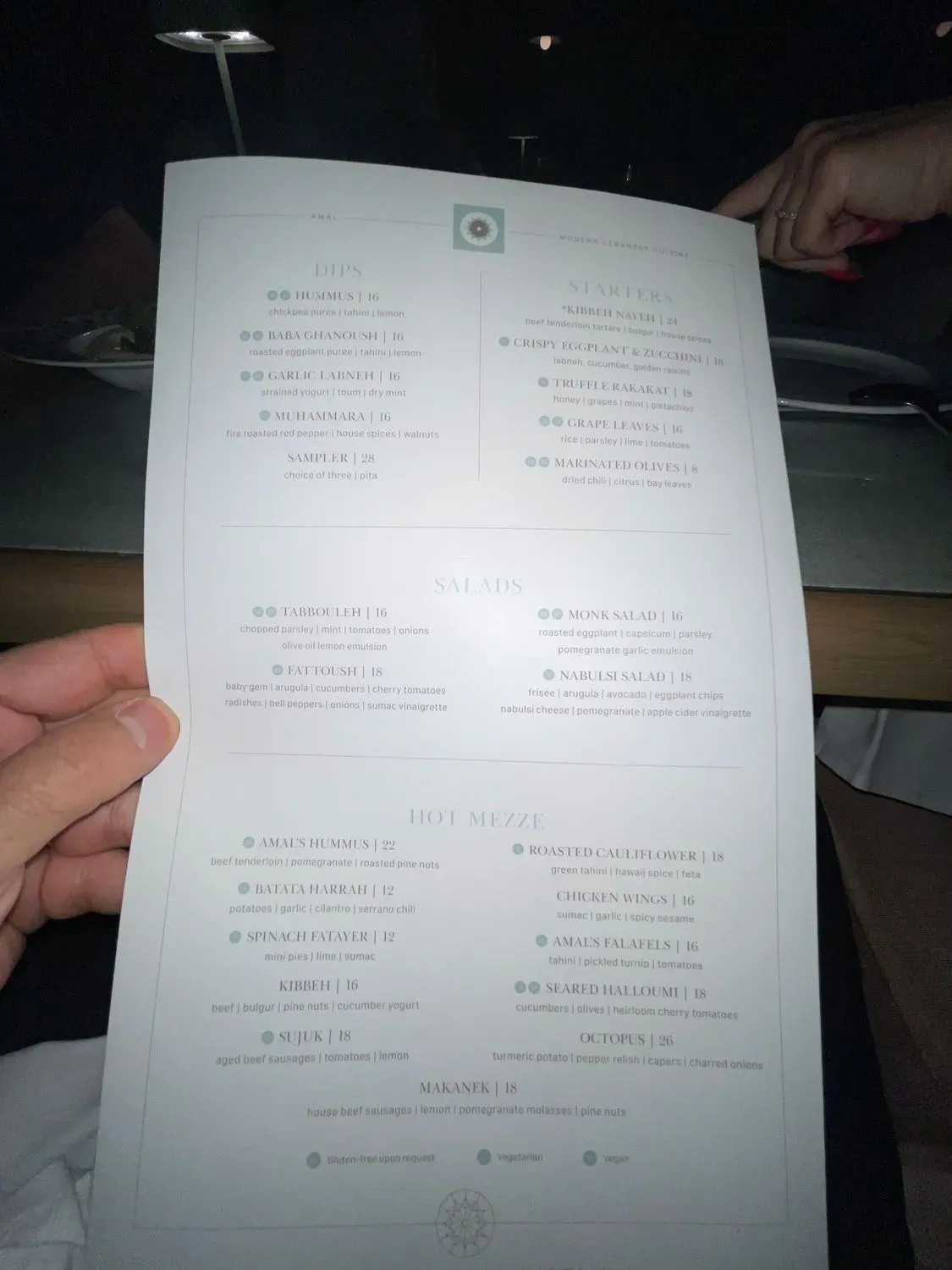 Menu 8