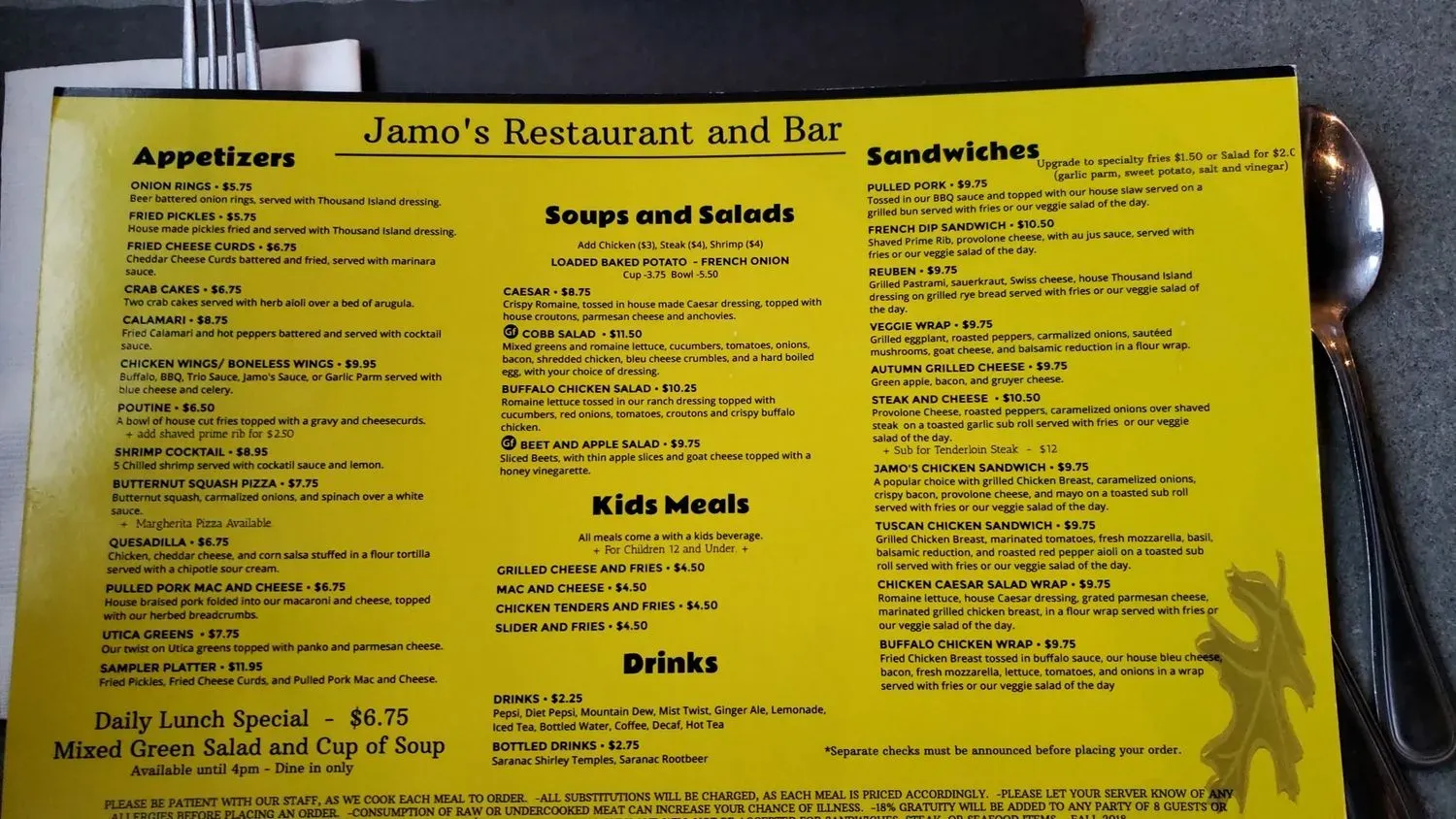 Menu 4