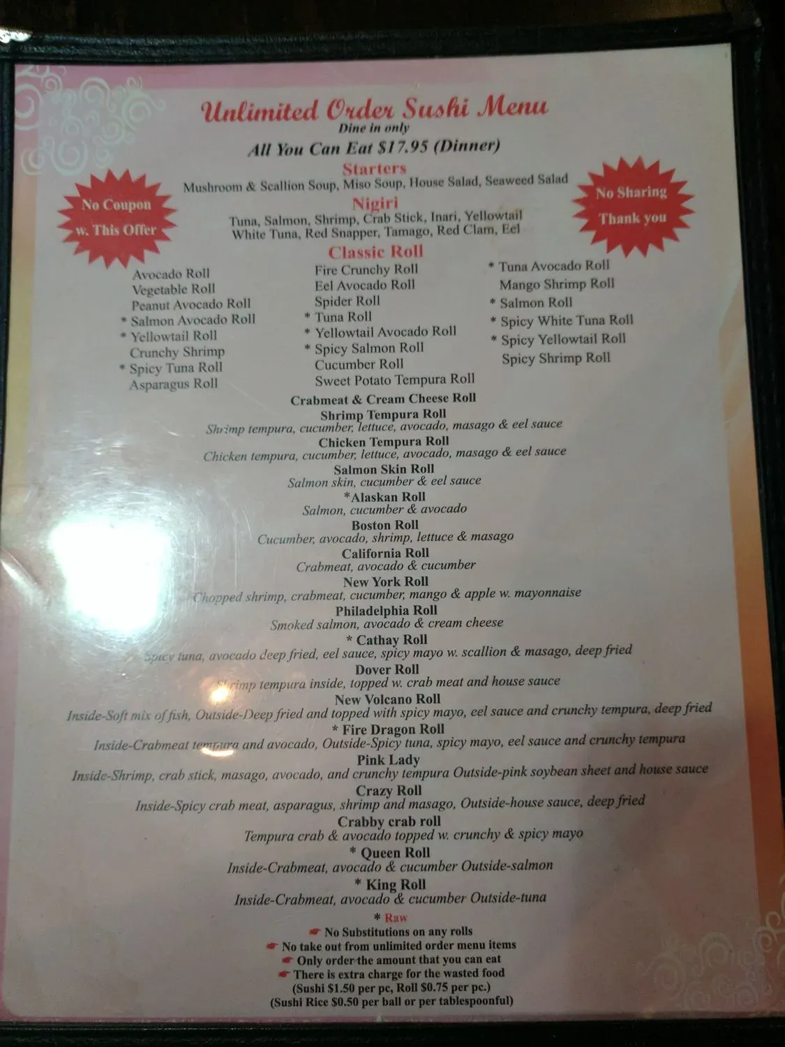 Menu 8