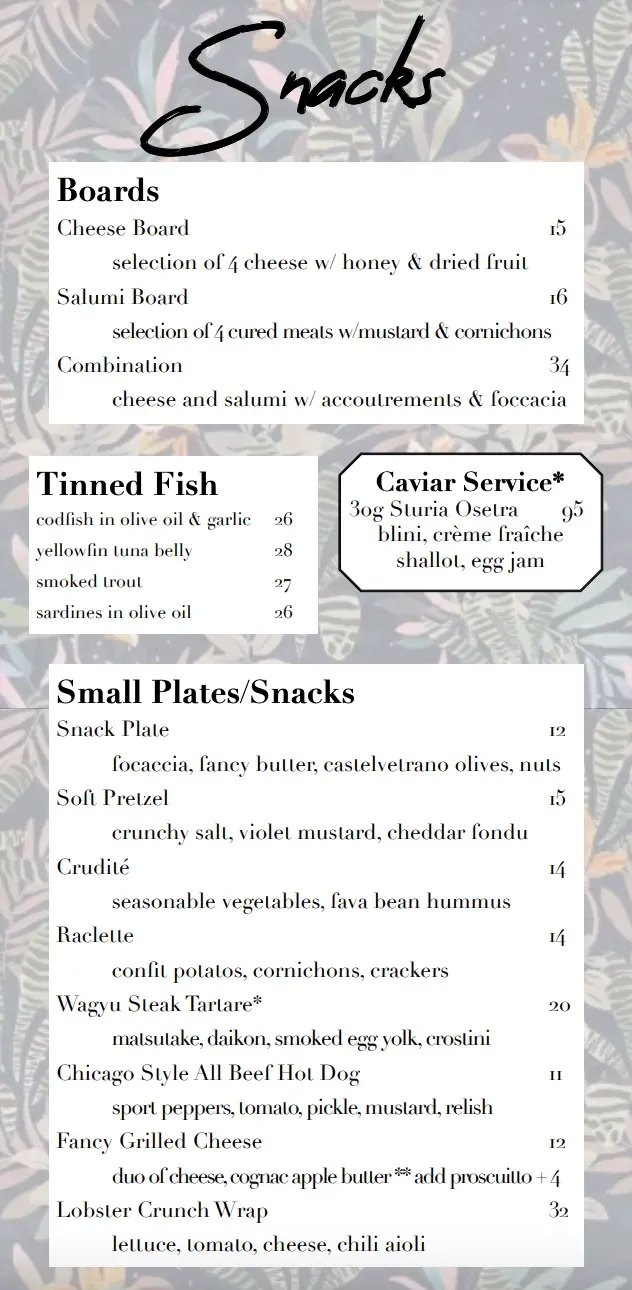 Menu 7