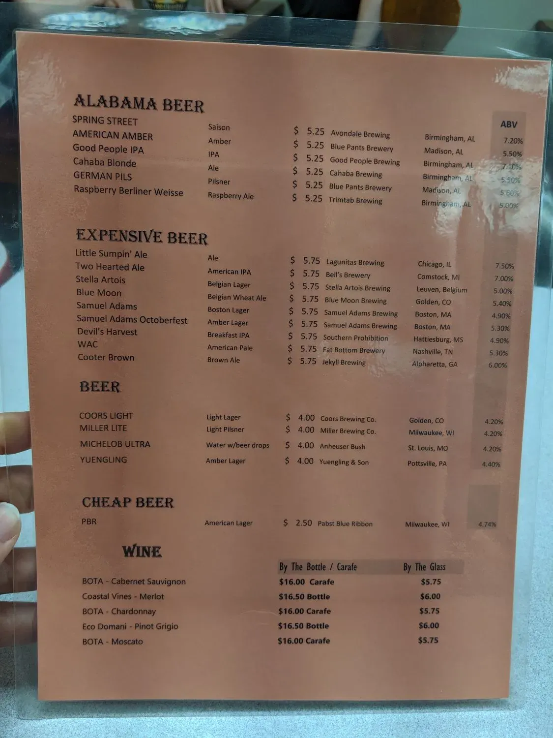 Menu 3