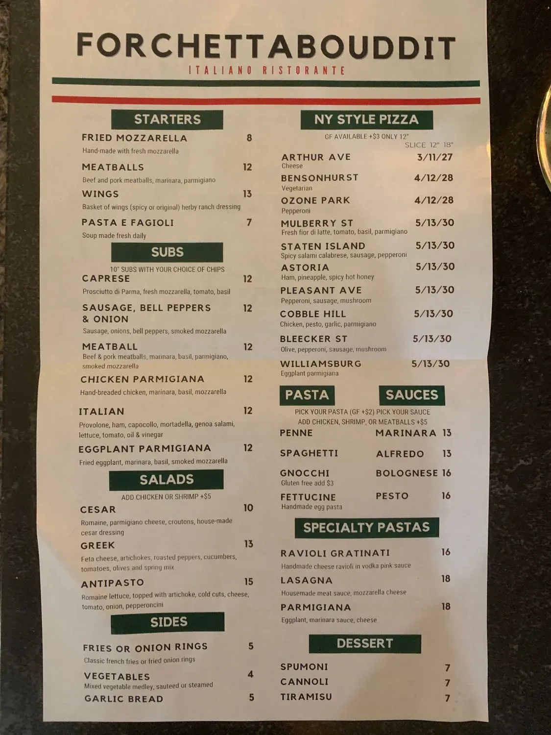 Menu 3