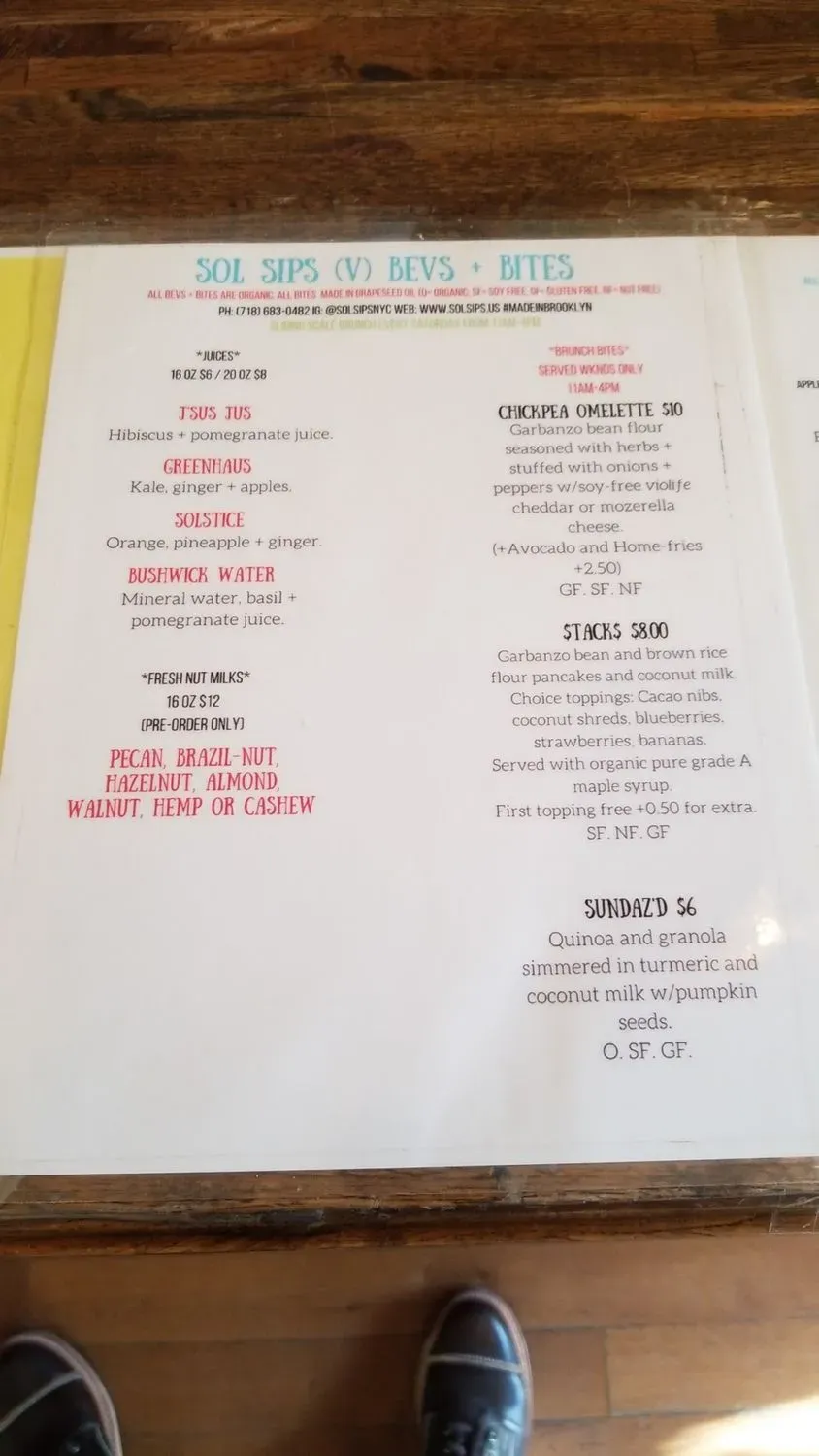 Menu 10