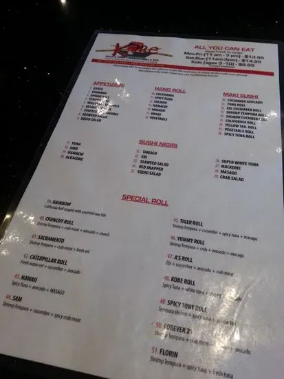 Menu 8