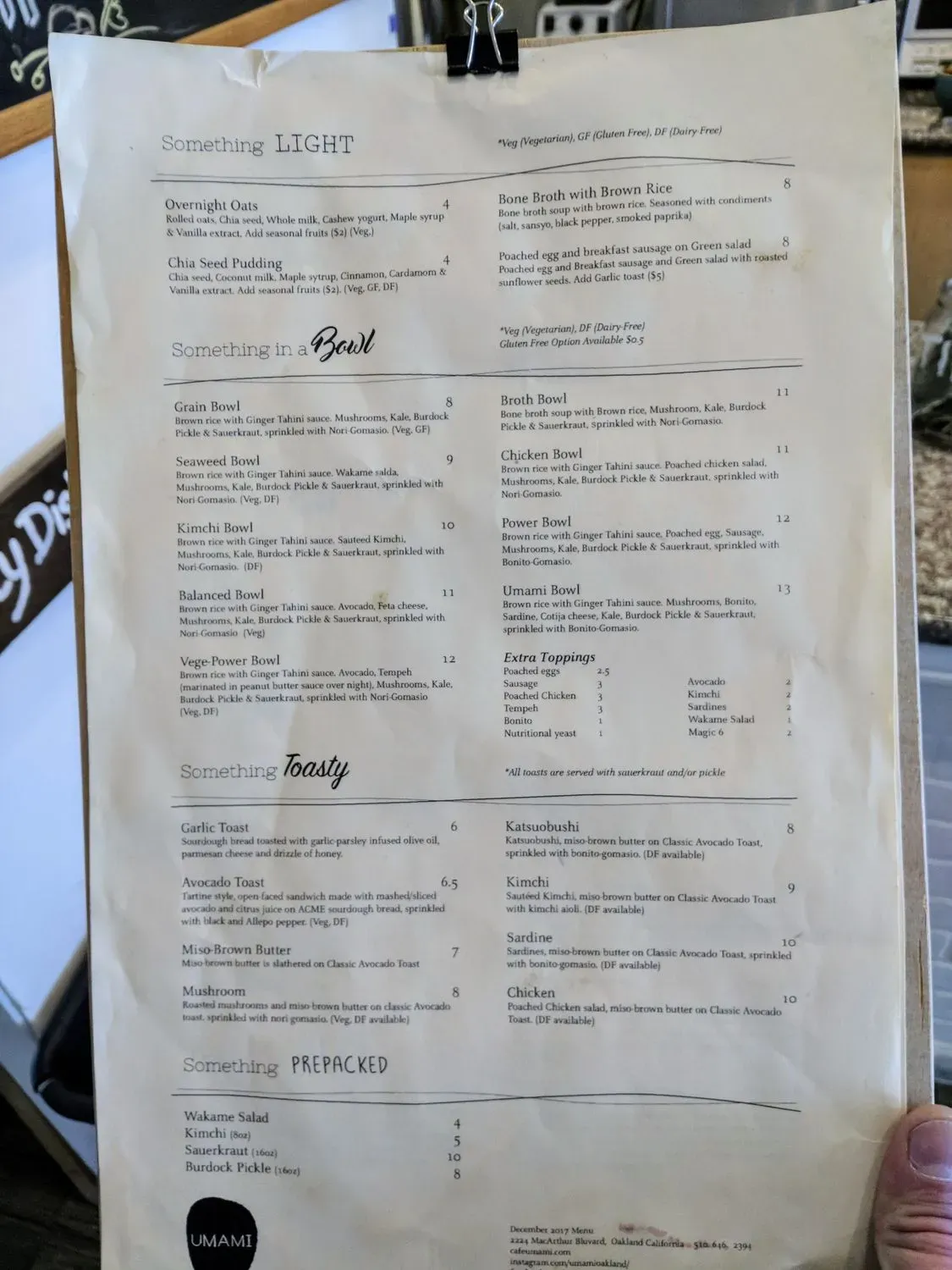 Menu 9