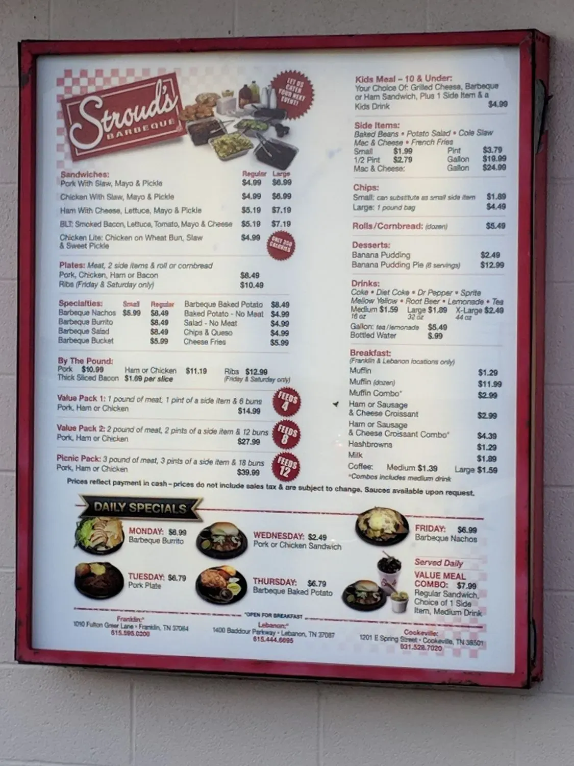 Menu 2