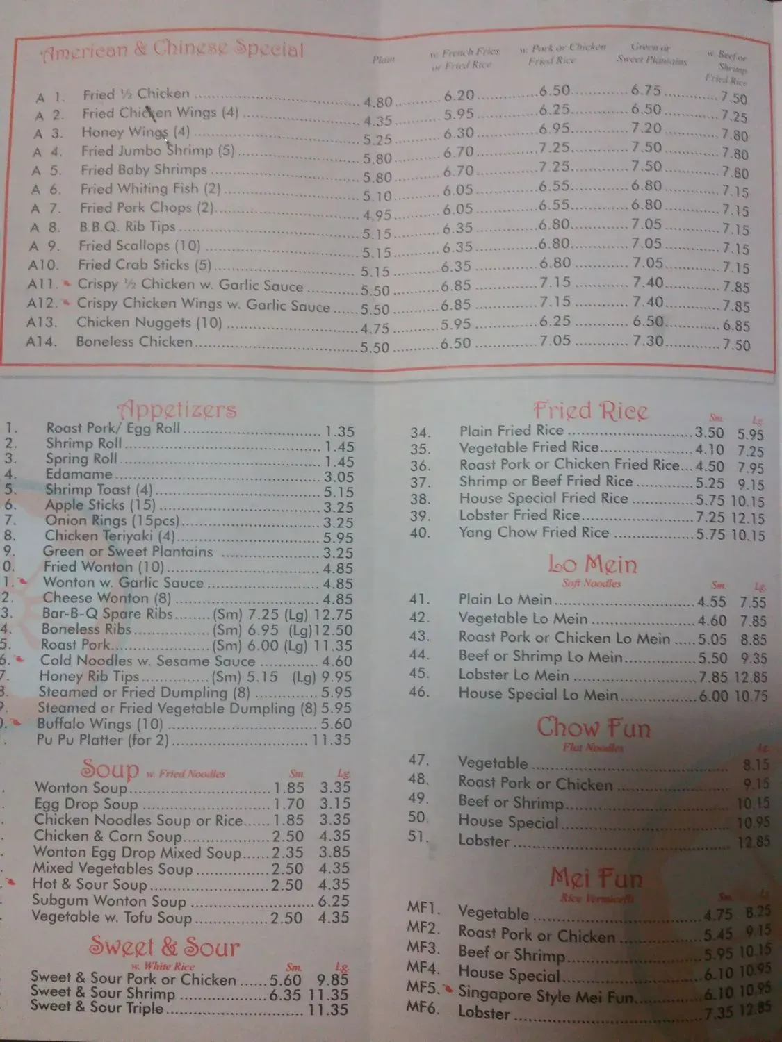 Menu 3