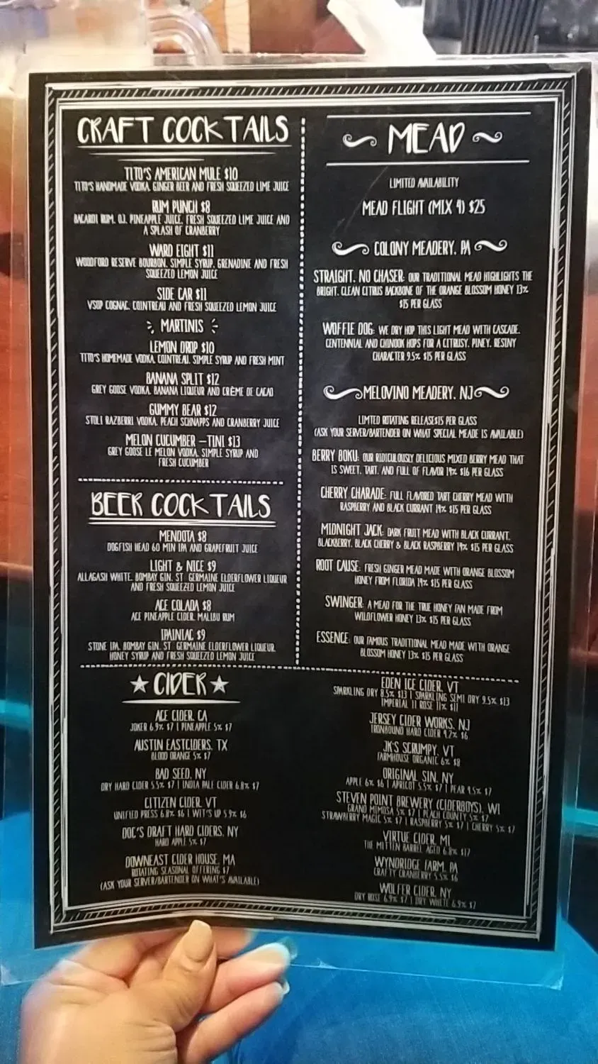 Menu 8