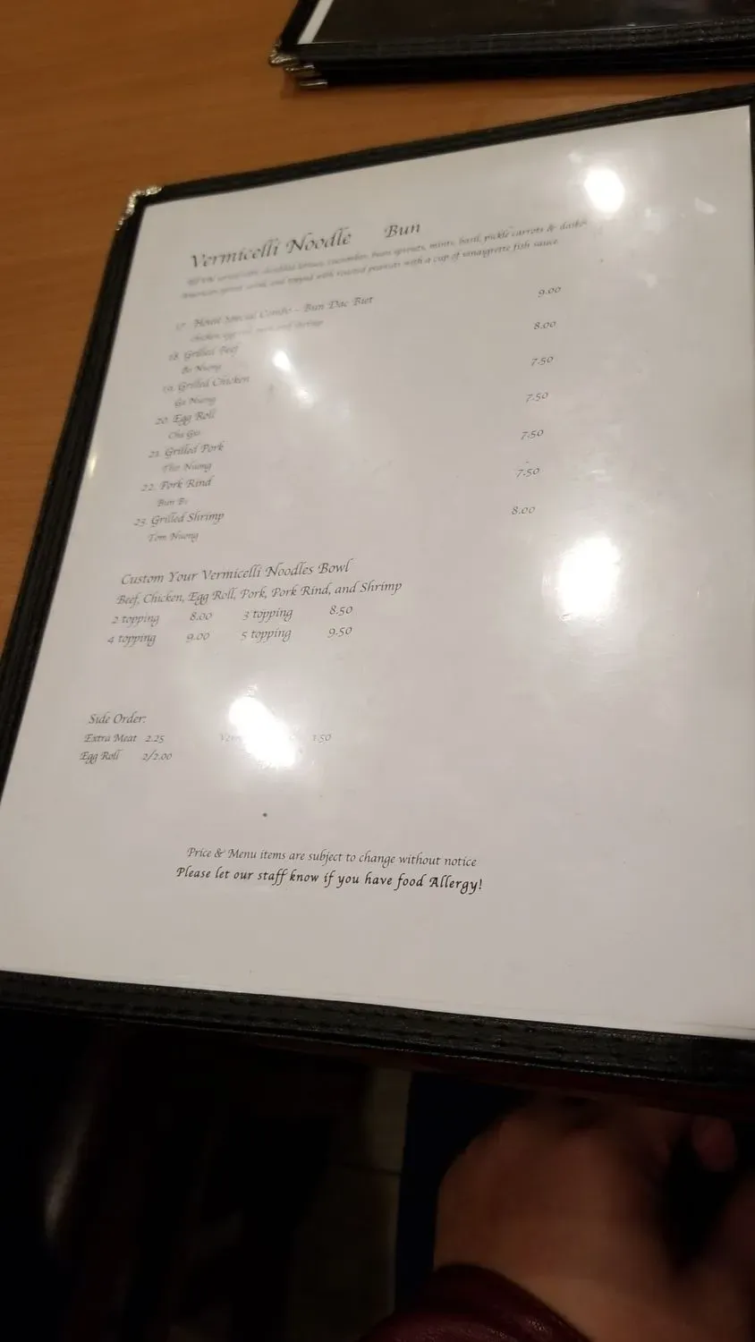 Menu 6