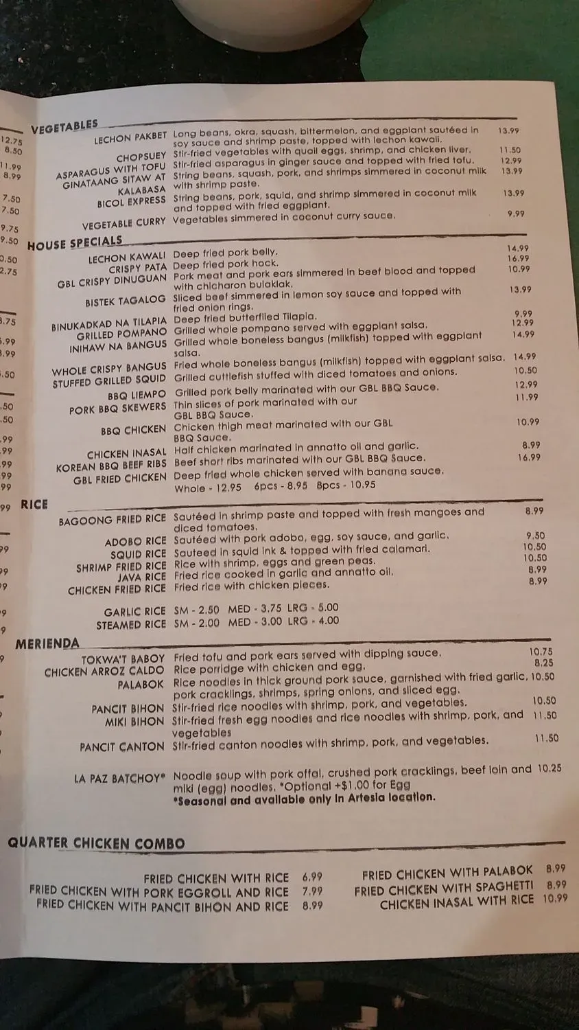 Menu 5