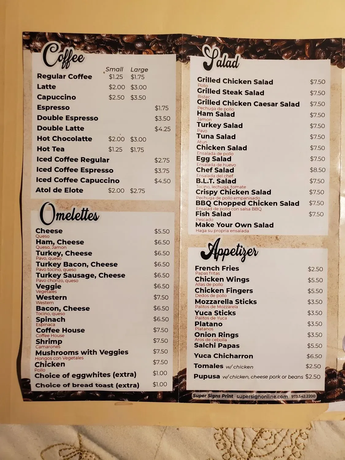 Menu 3