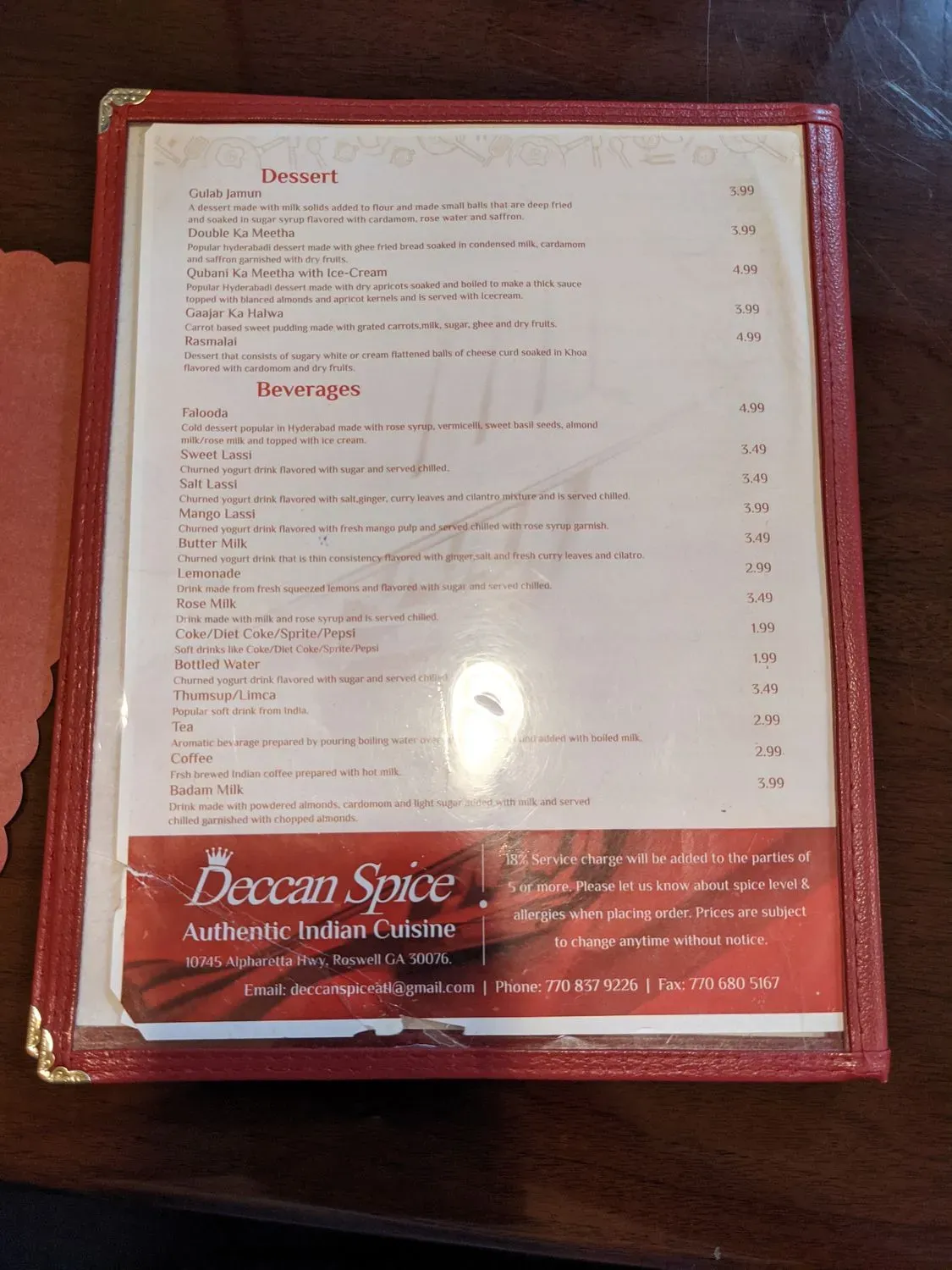 Menu 4