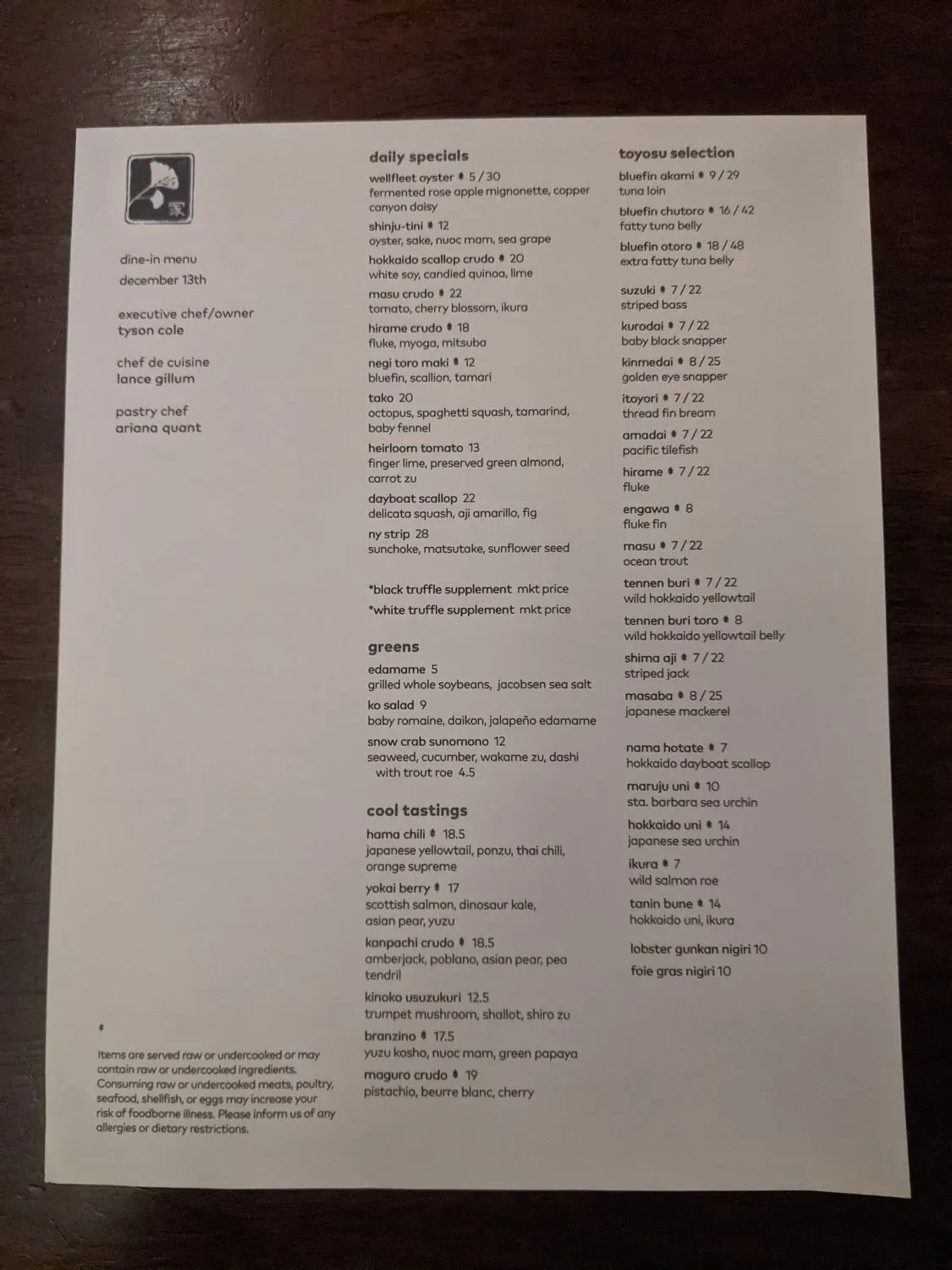 Menu 3