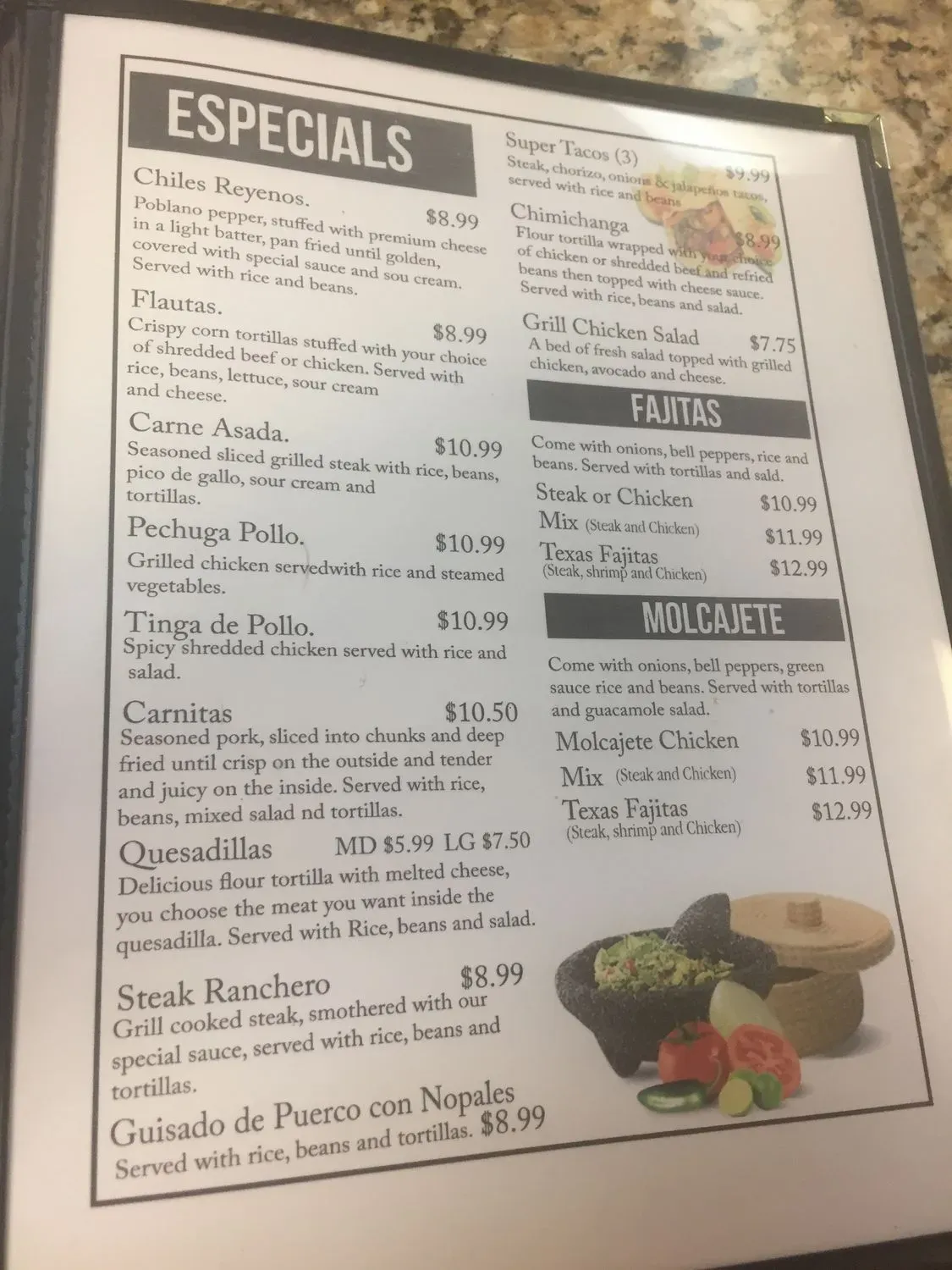 Menu 7