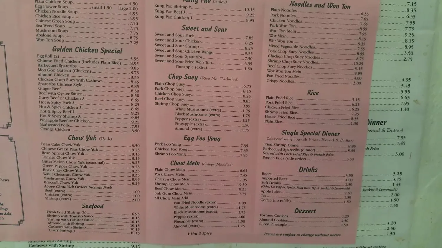 Menu 2