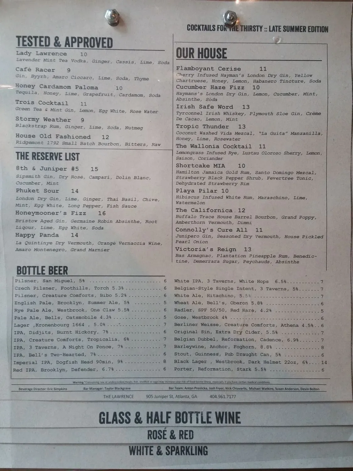 Menu 9