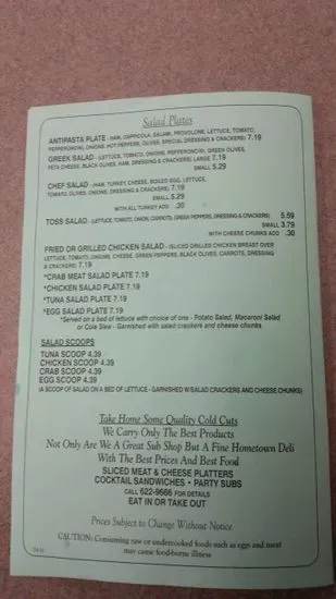 Menu 2