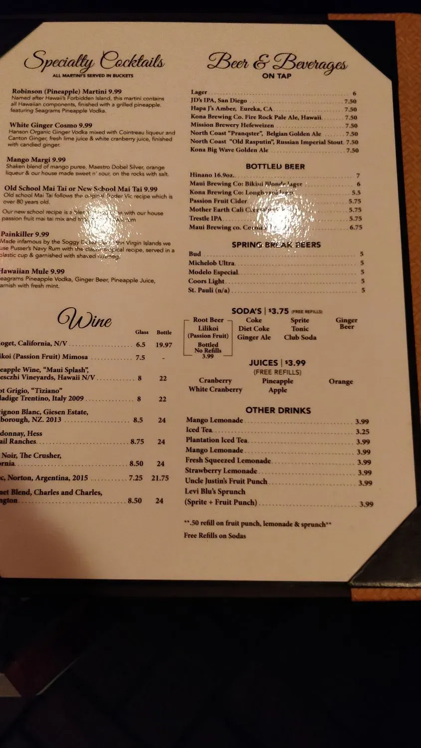 Menu 9