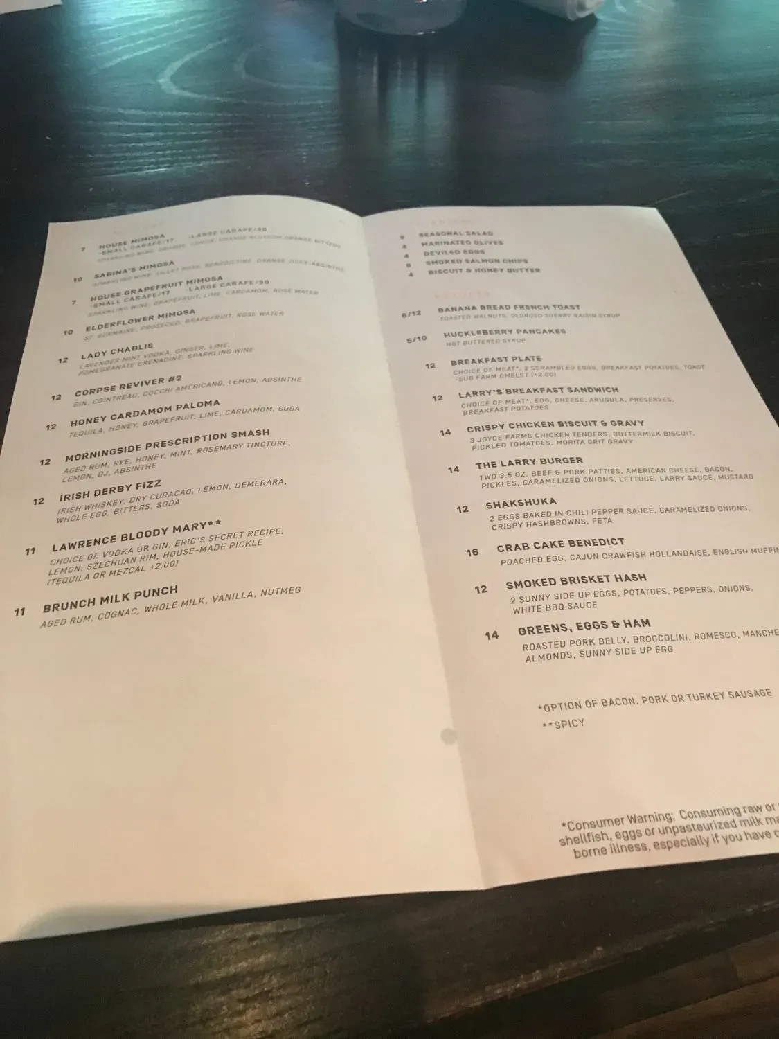 Menu 10