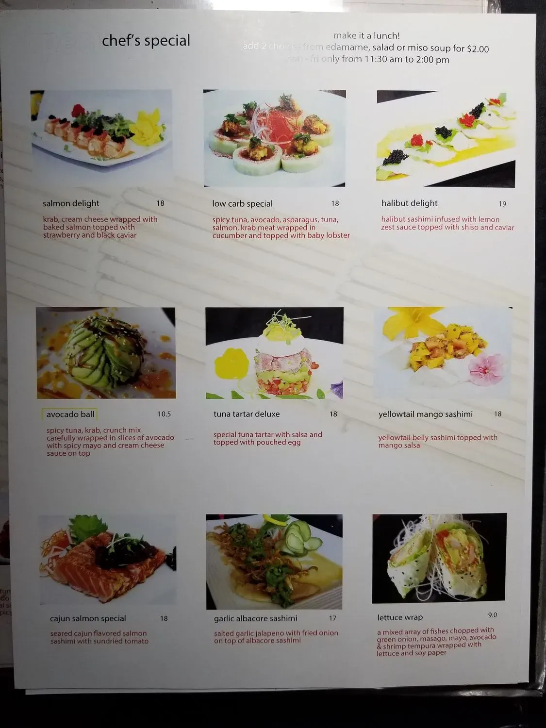 Menu 6