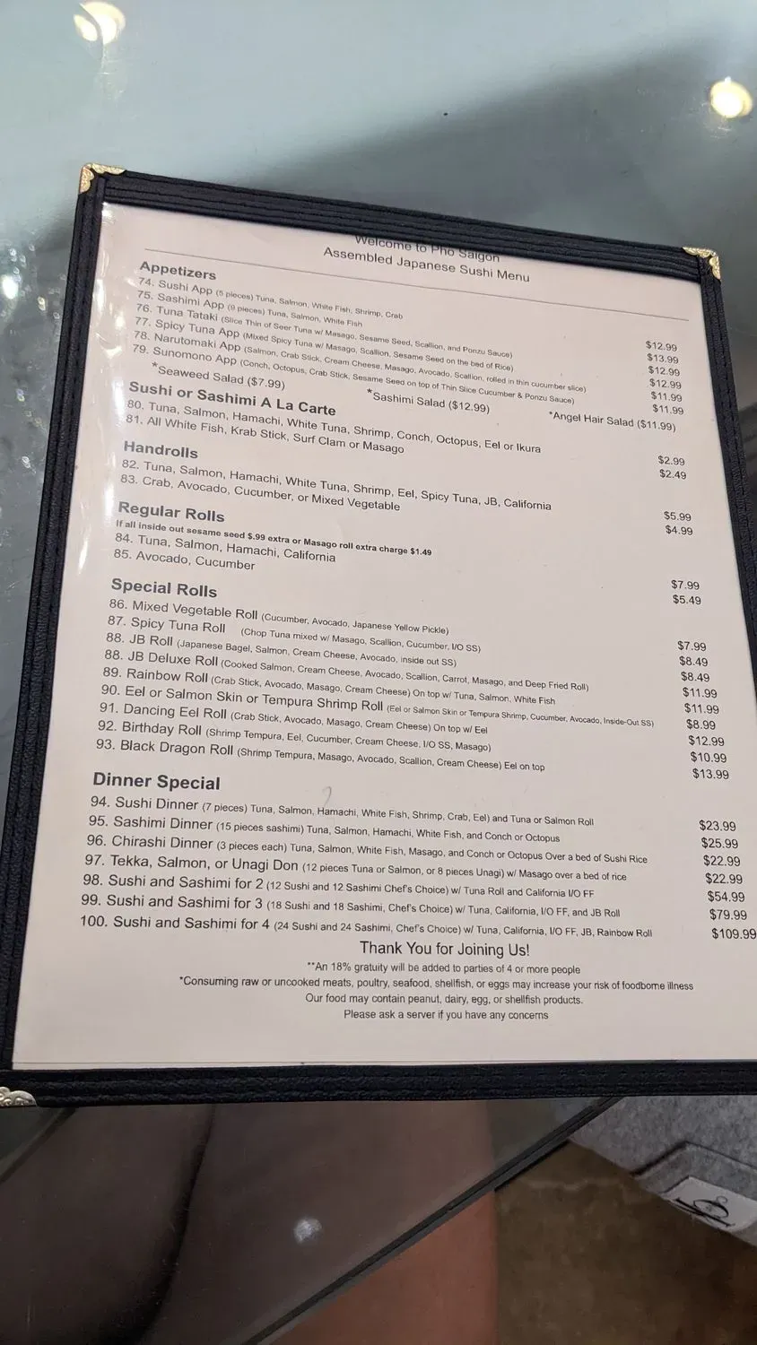 Menu 9