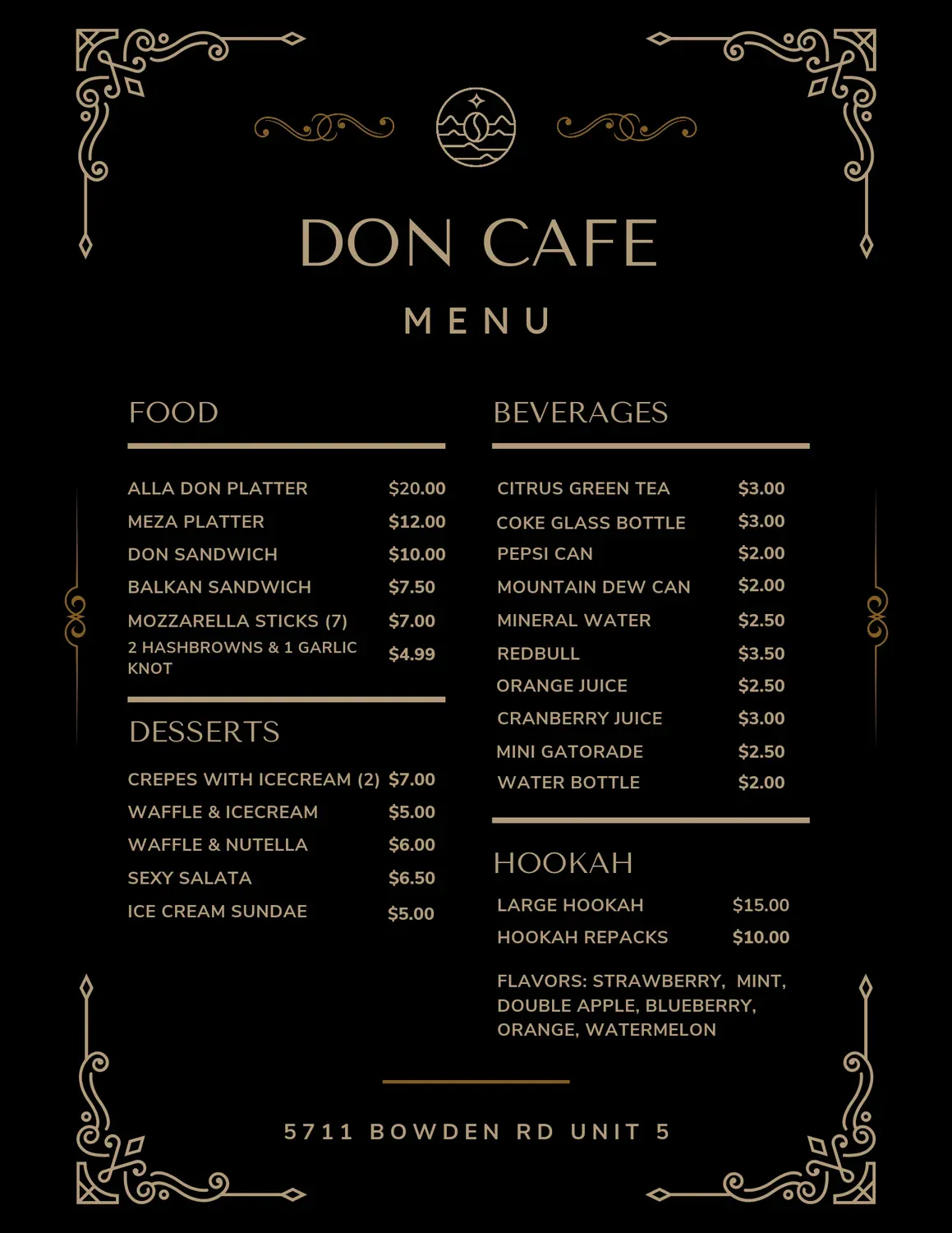 Menu 2