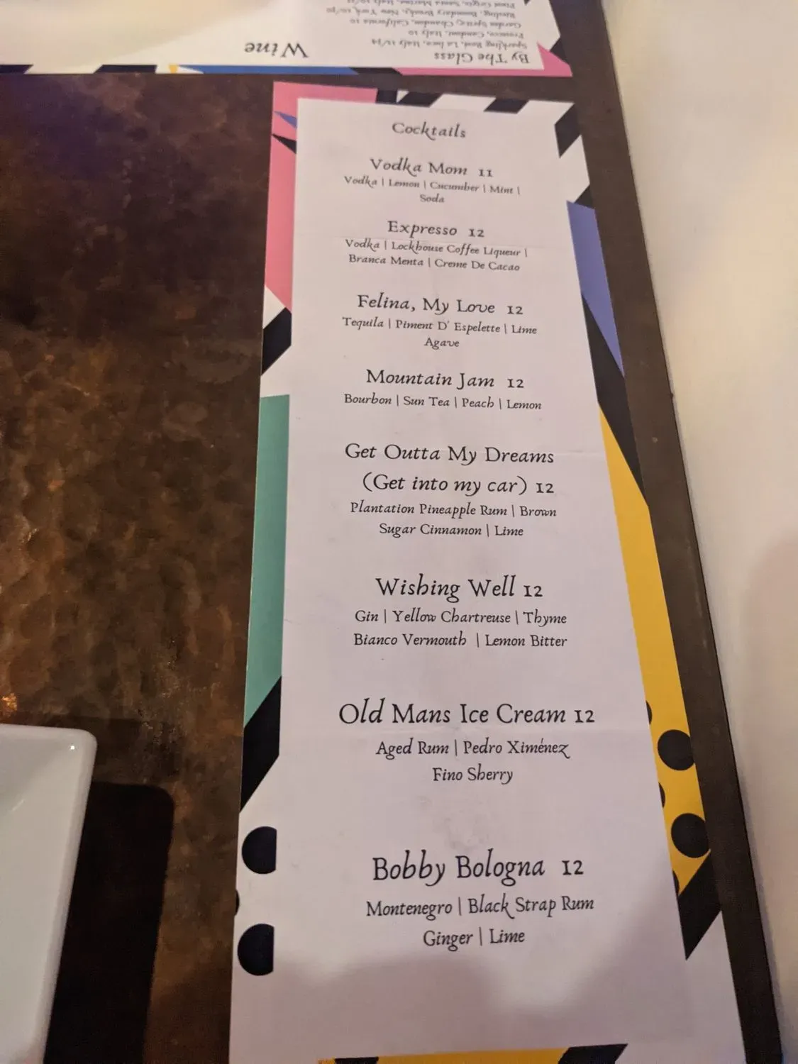 Menu 6