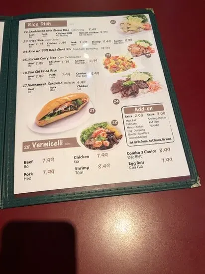 Menu 7