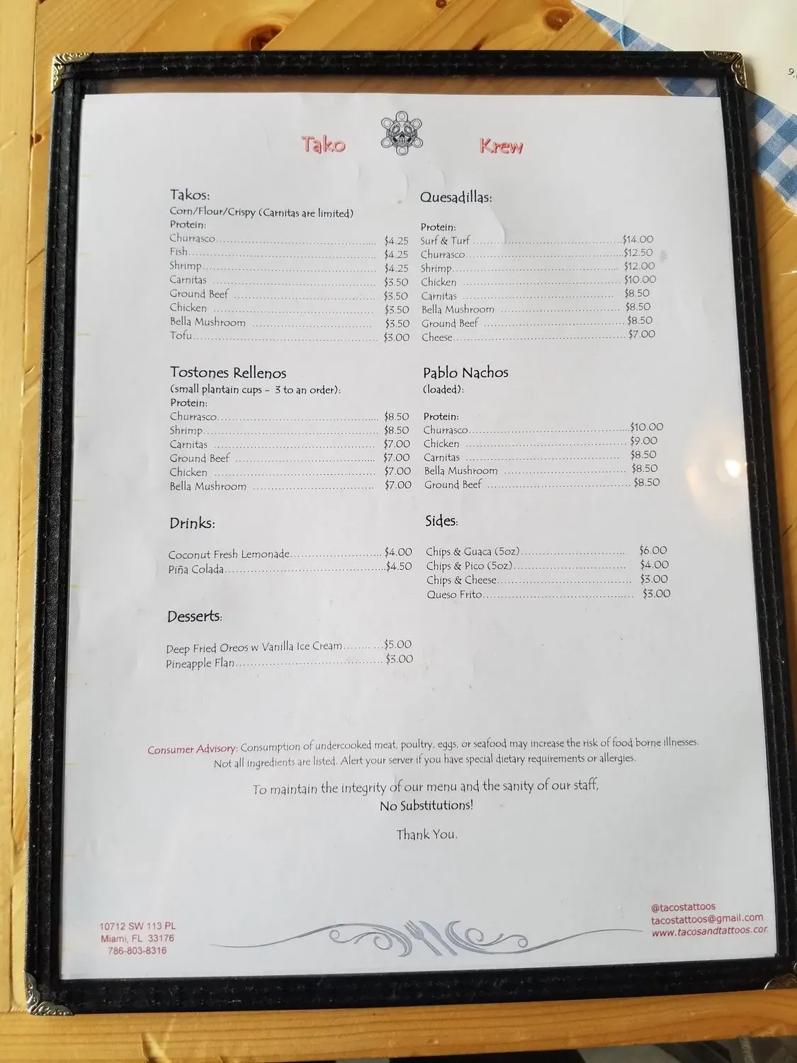 Menu 3