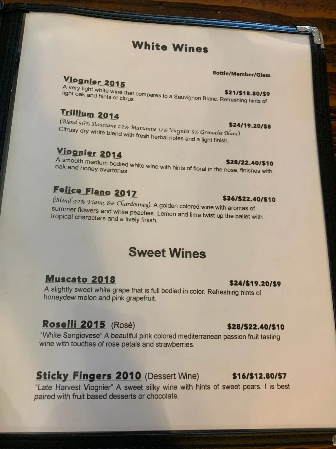 Menu 5