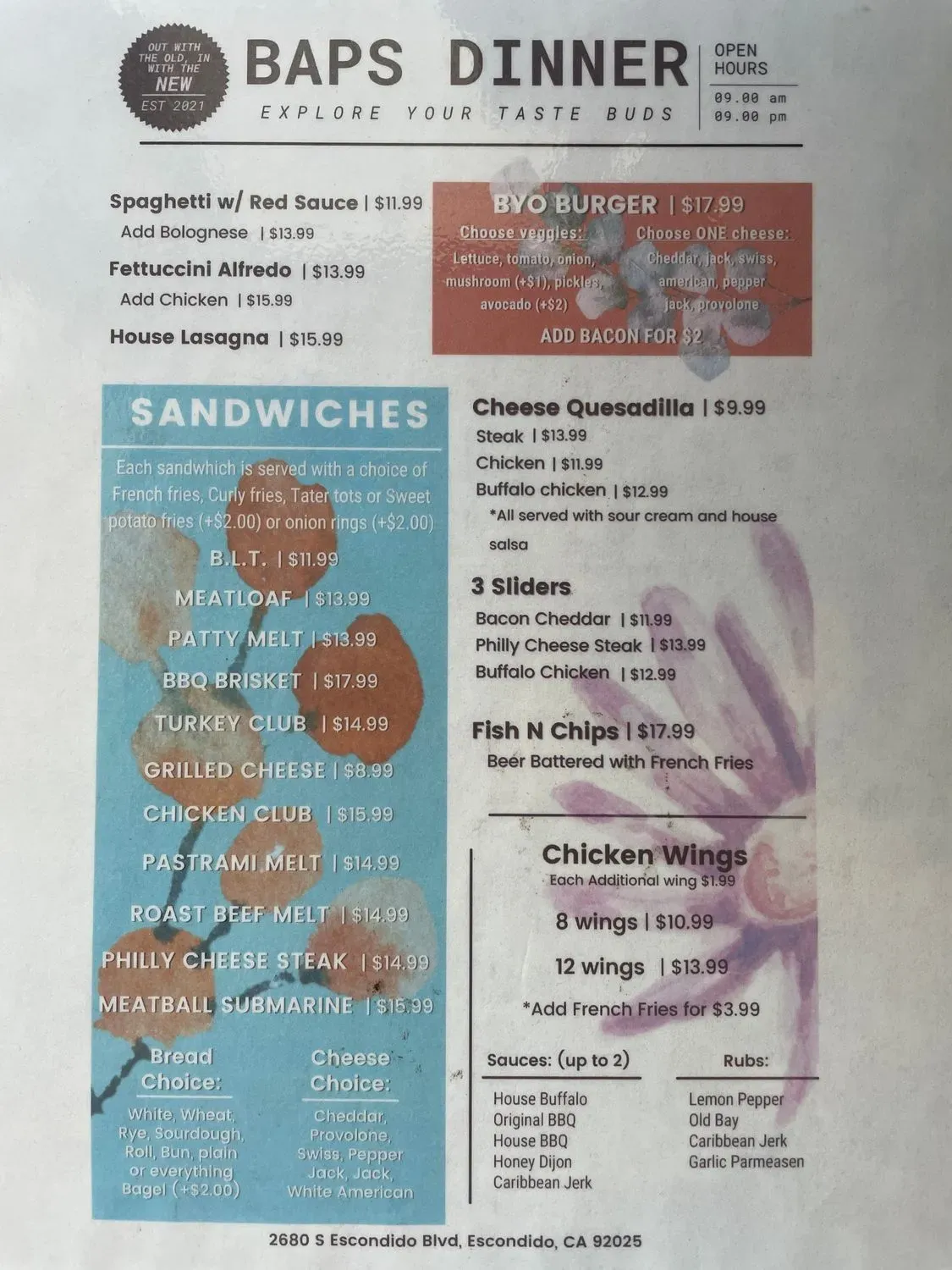 Menu 6