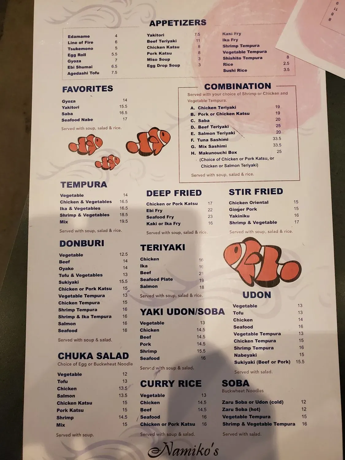 Menu 3