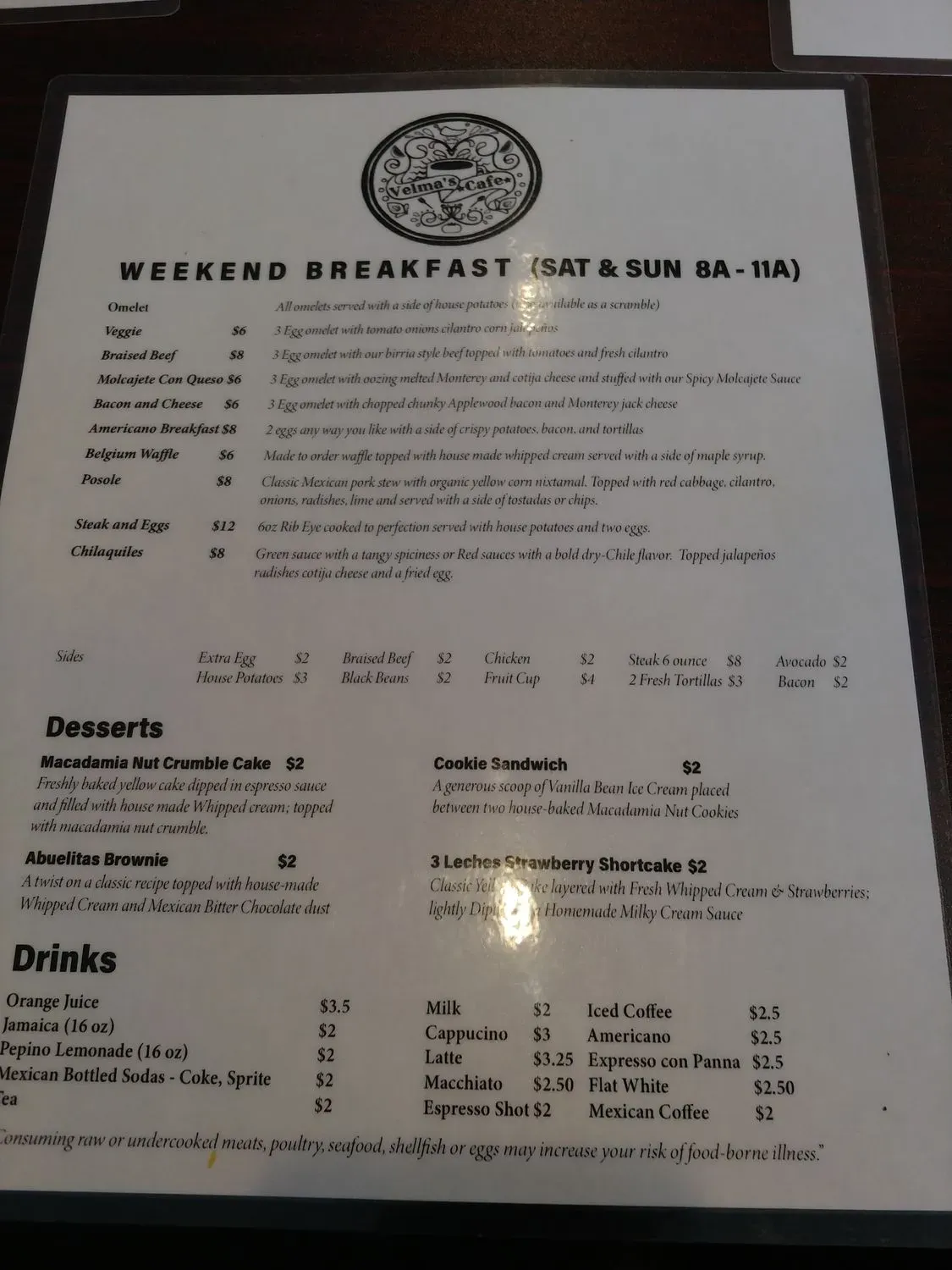 Menu 9