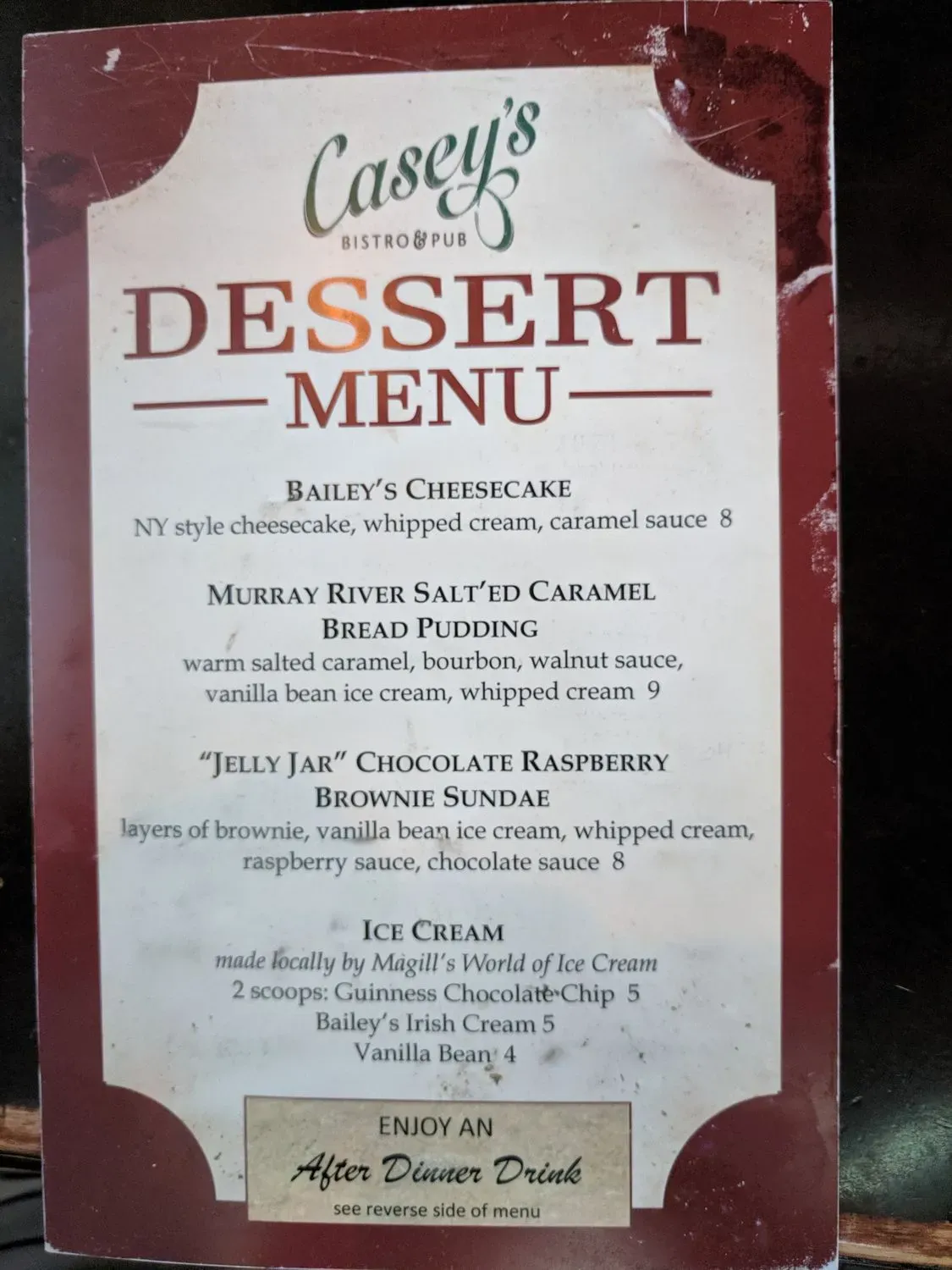 Menu 8