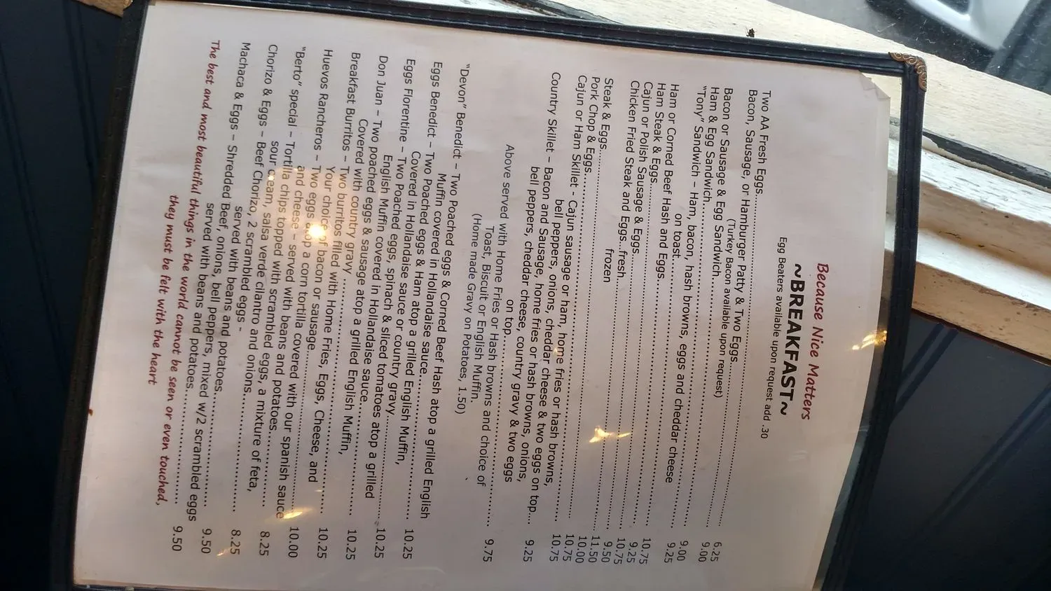 Menu 7