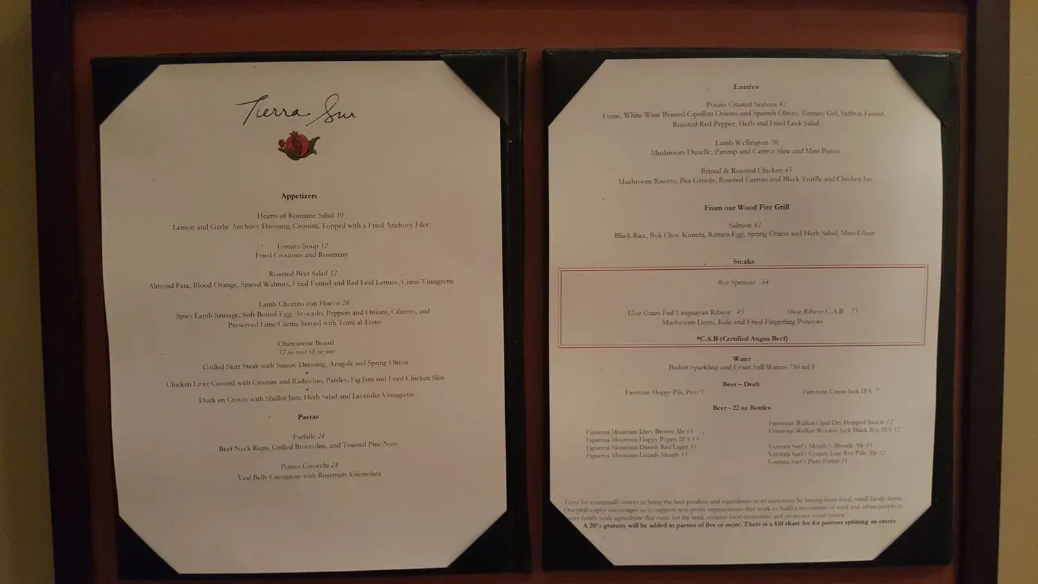 Menu 6