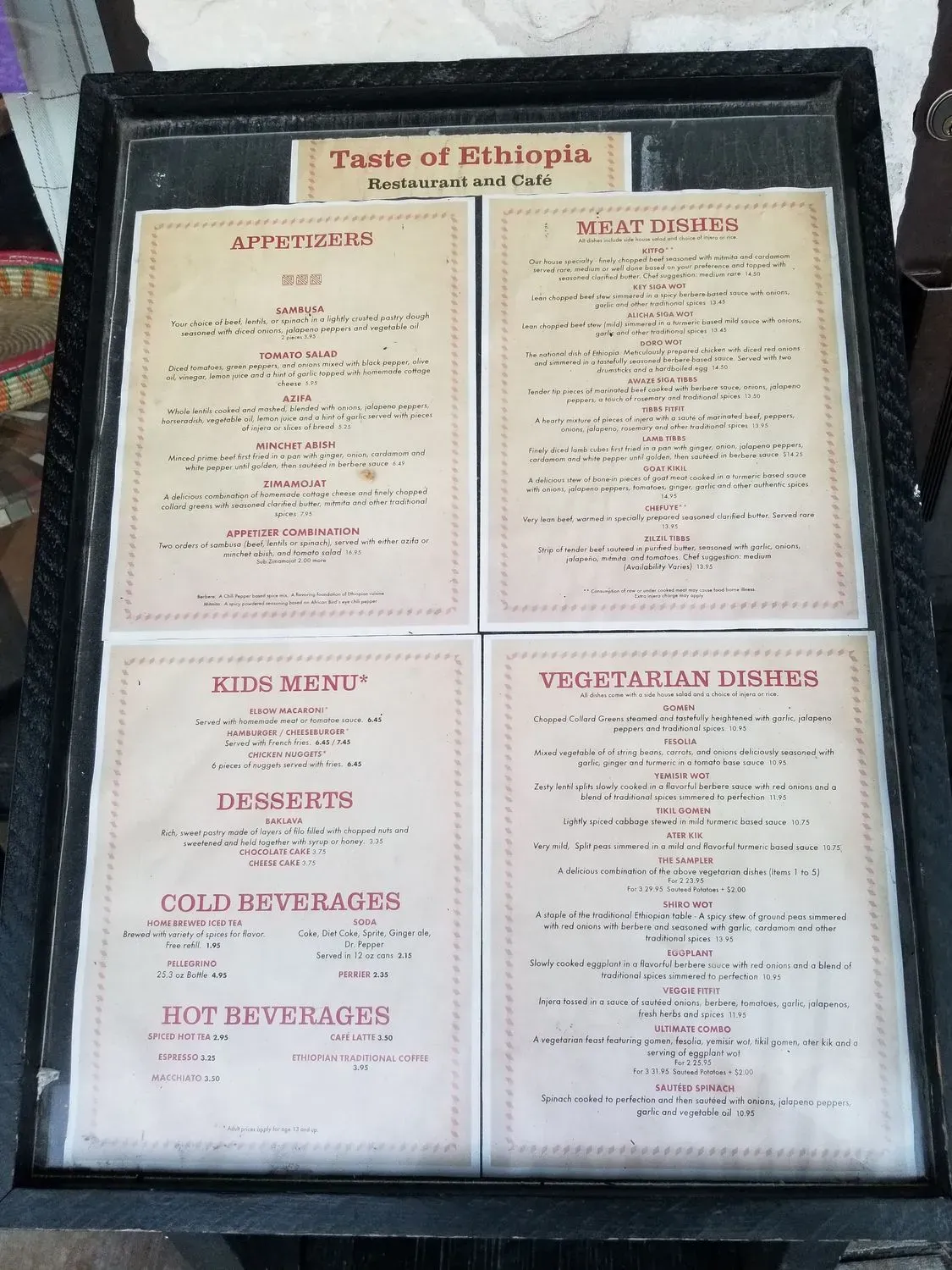 Menu 8