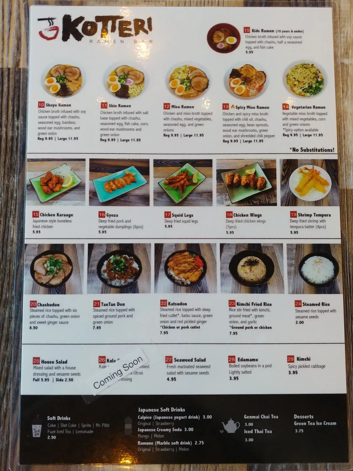 Menu 9